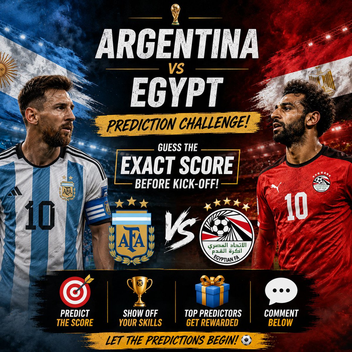 FIFA World Cup (2026) R16 Argentina vs Egypt 7 July 2026