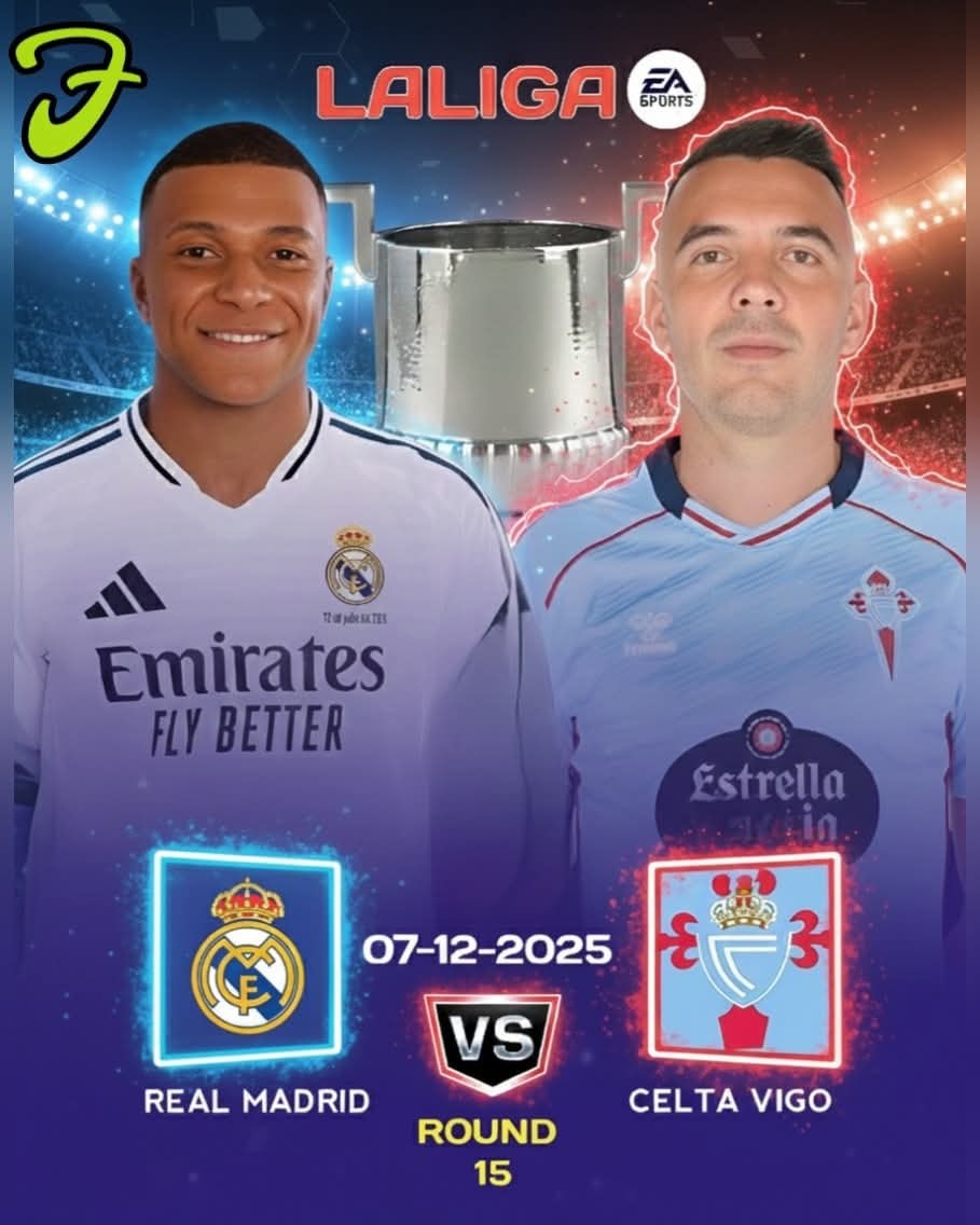La Liga 2025 Real Madrid vs Celta Vigo 07/12 (2025) Full Match