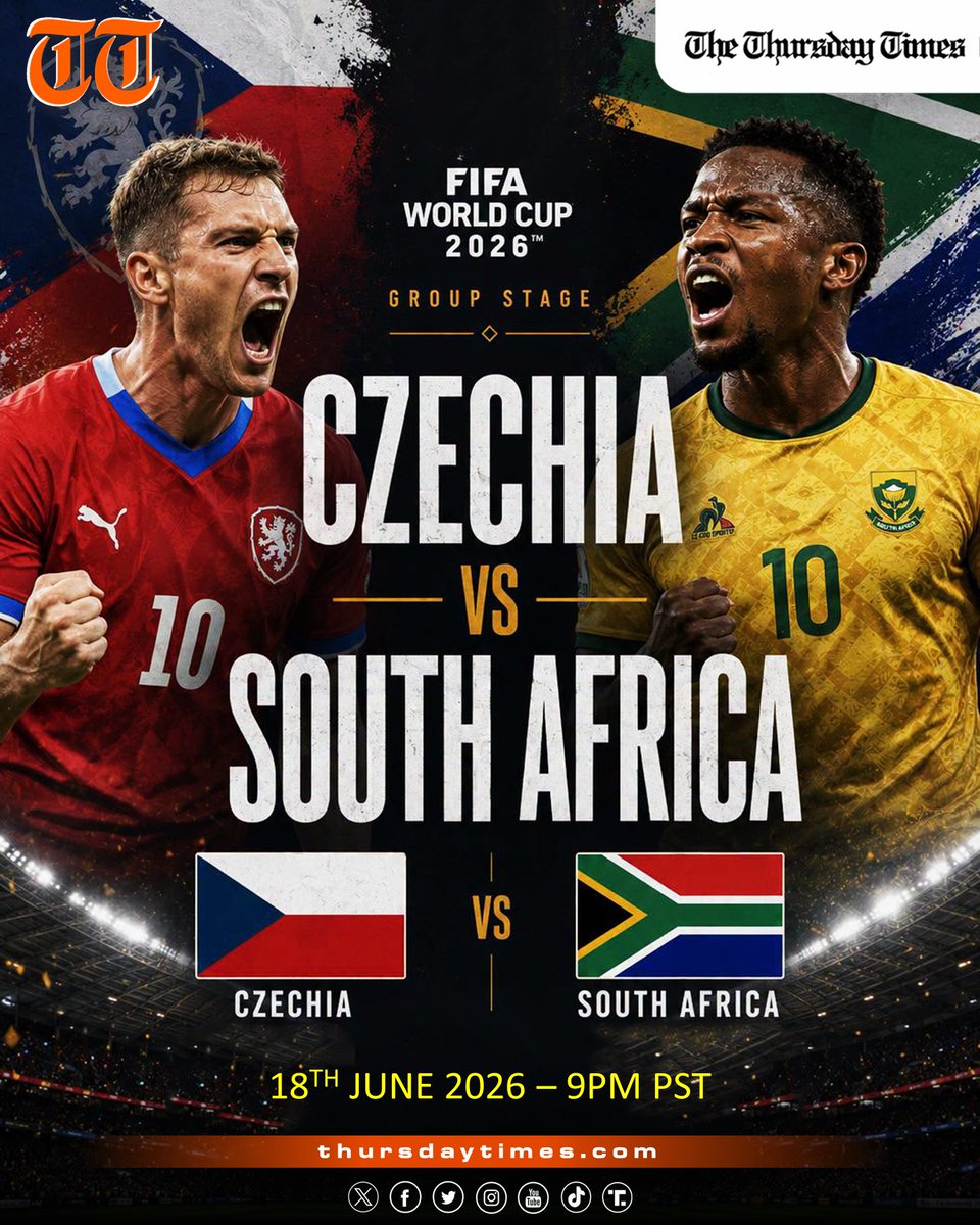 Czechia vs South Africa - 18 June 2026