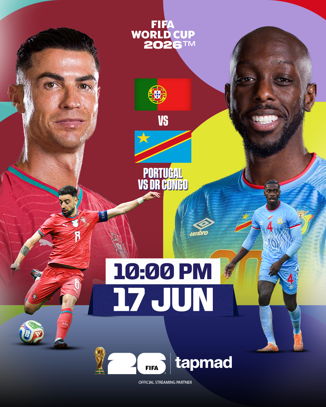FIFA World Cup (2026) Portugal vs DR Congo - 17 June 2026