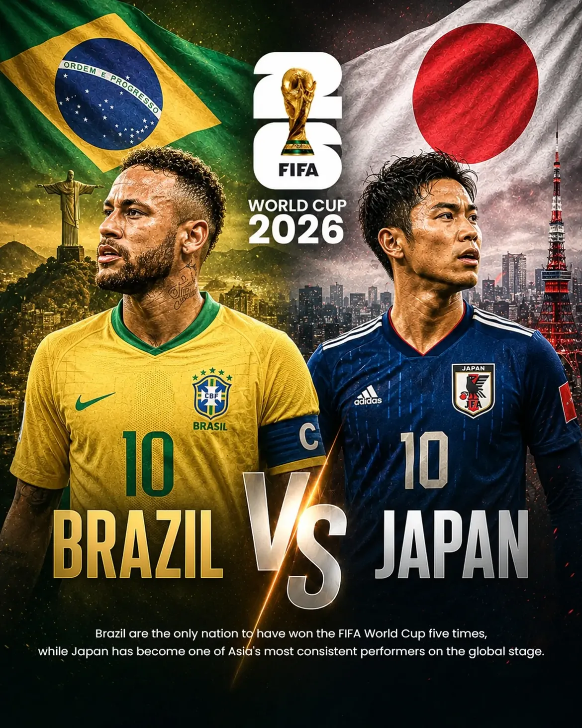 FIFA World Cup (2026) Brazil vs Japan 29 june 2026