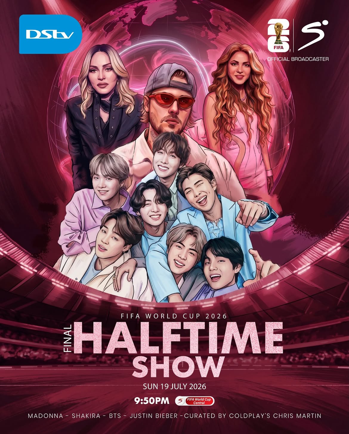 FIFA World Cup (2026) Final Spain vs Argentina Pre Game Show + Half Time Show