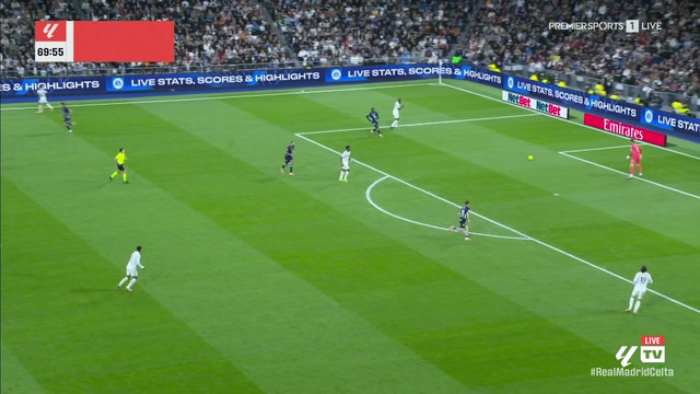 Screenshot of La Liga 2025 Real Madrid vs Celta Vigo 07/12  Full Match (2025) &bull; English on MovieLinkBD