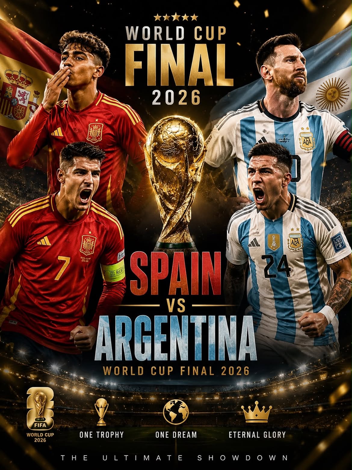 FIFA World Cup (2026) Final Spain vs Argentina Full Match