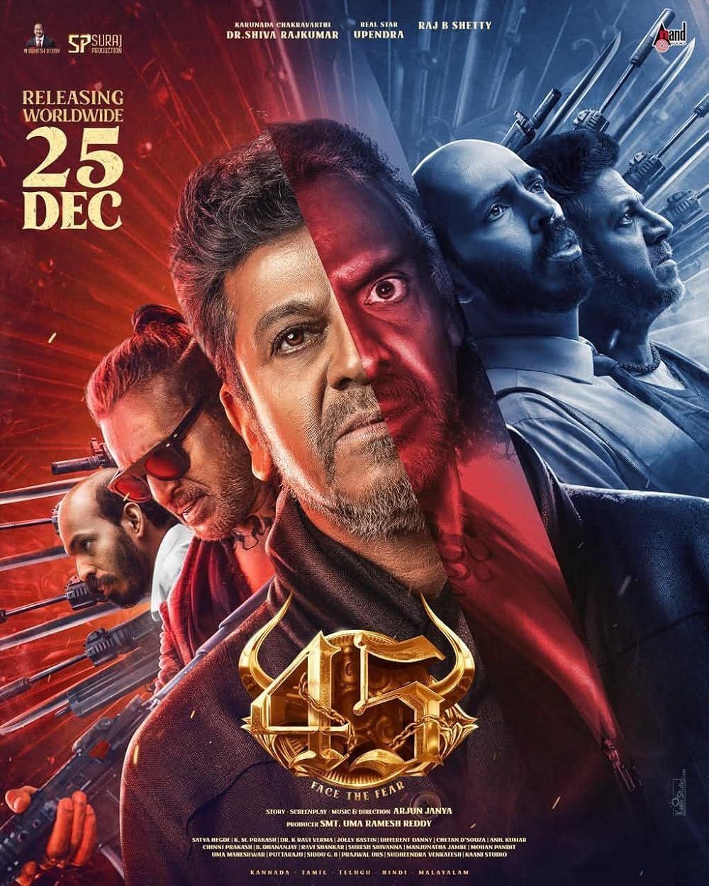45 (2025) Full HD Hindi-Clean