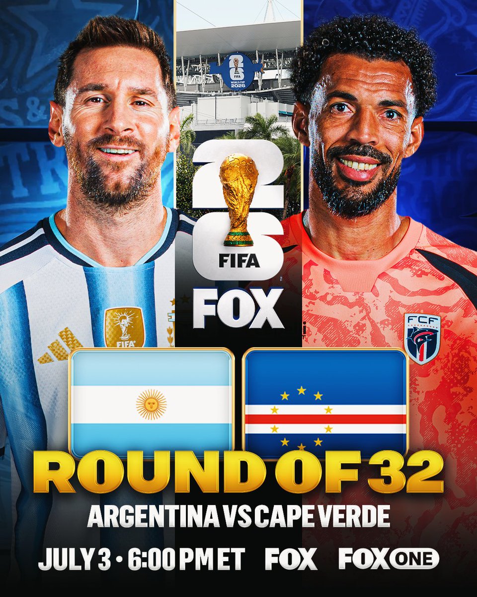 FIFA World Cup (2026) Argentina vs Cape Verde  - 4 July 2026