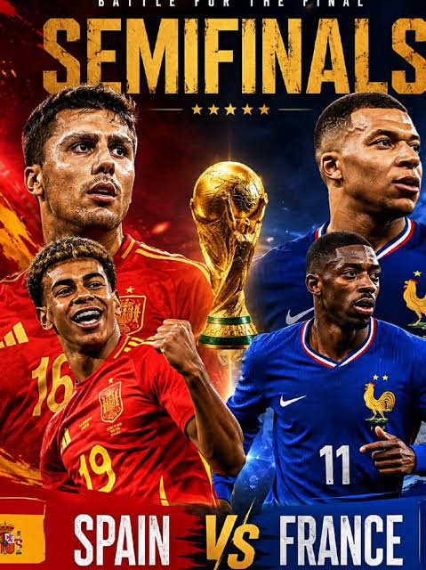 FIFA World Cup (2026) Semi Finals | France vs Spain 