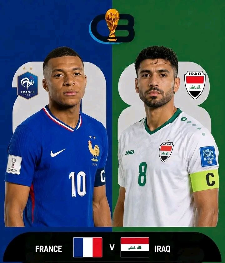 2026 FIFA World Cup (2026) France vs Iraq - 22 june 2026