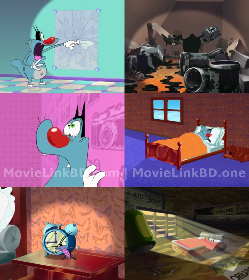 Screenshot of [S01 Ep 1-5] Oggy and the Cockroaches (2018) &mdash; S01 &bull; Hindi Dubbed on MovieLinkBD