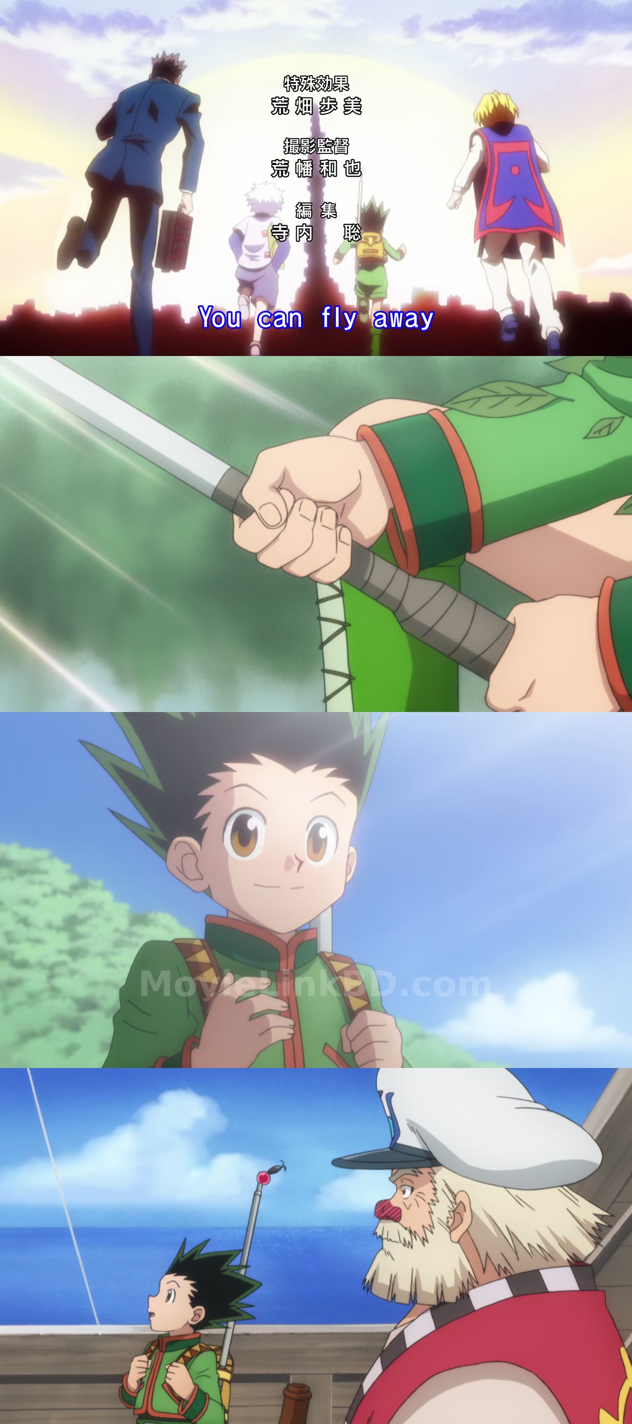 Screenshot of Hunter x Hunter  [S01 Ep1-26] COMPLETED (2001) &mdash; S01 &bull; Hindi + English + Multi Audio on MovieLinkBD