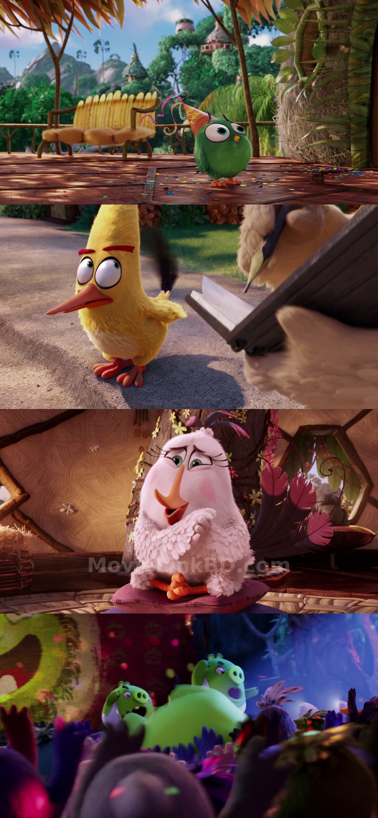 Screenshot of The Angry Birds Movie (2016) &bull; Hindi, English Dual Audio on MovieLinkBD