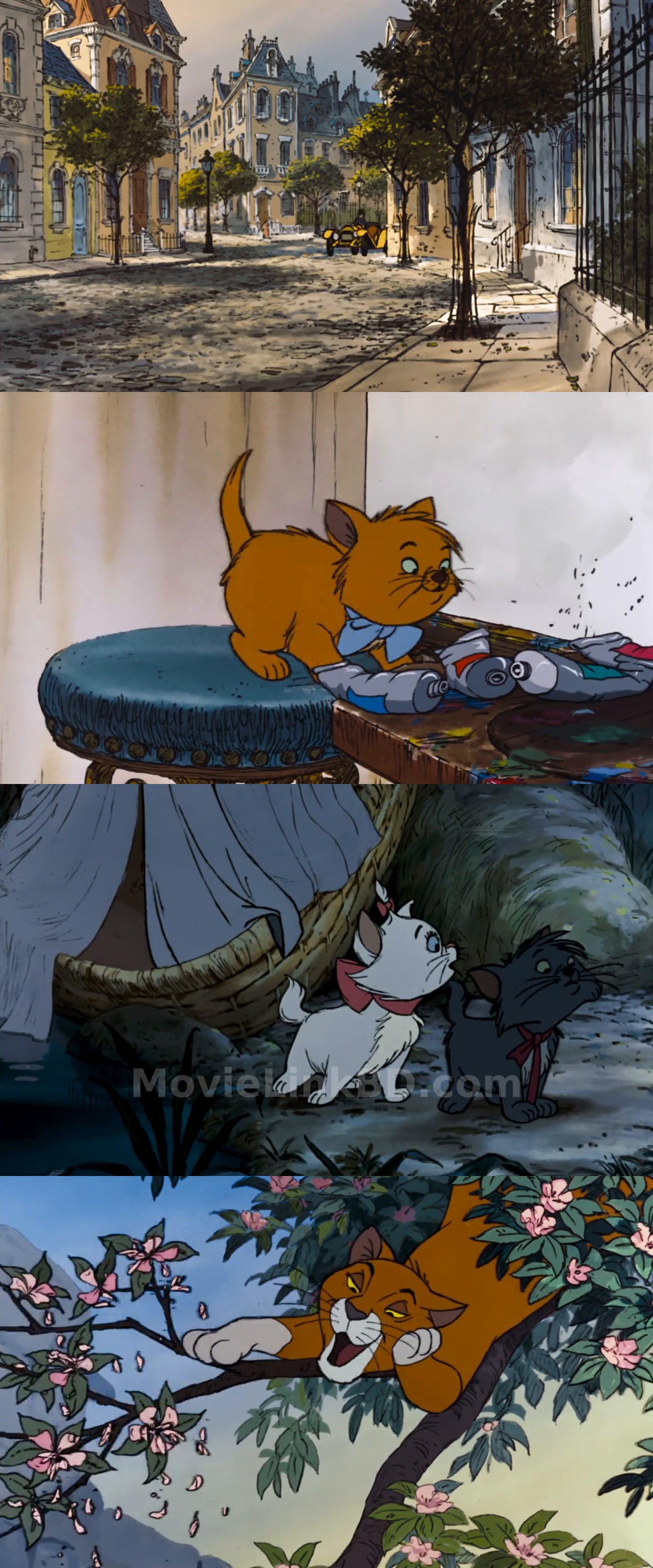 Screenshot of The Aristocats (1970) &bull; Hindi, English Dual Audio on MovieLinkBD