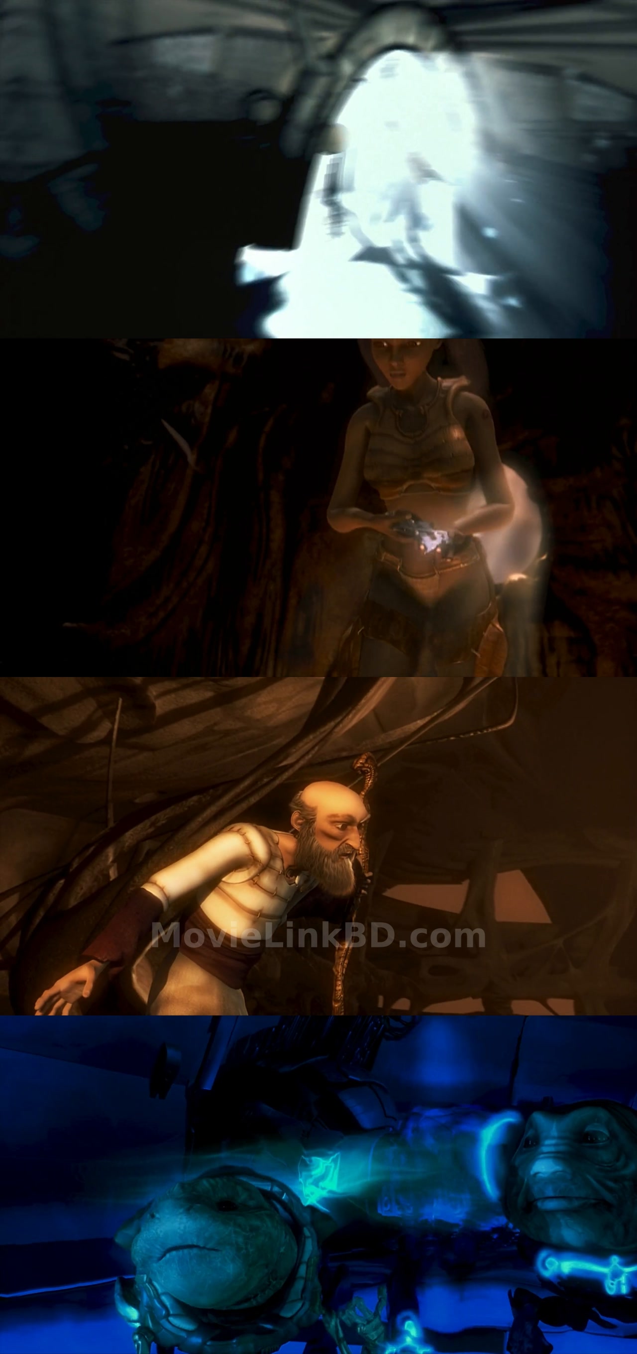 Screenshot of Kaena: The Prophecy (2003) &bull; English + Hindi on MovieLinkBD