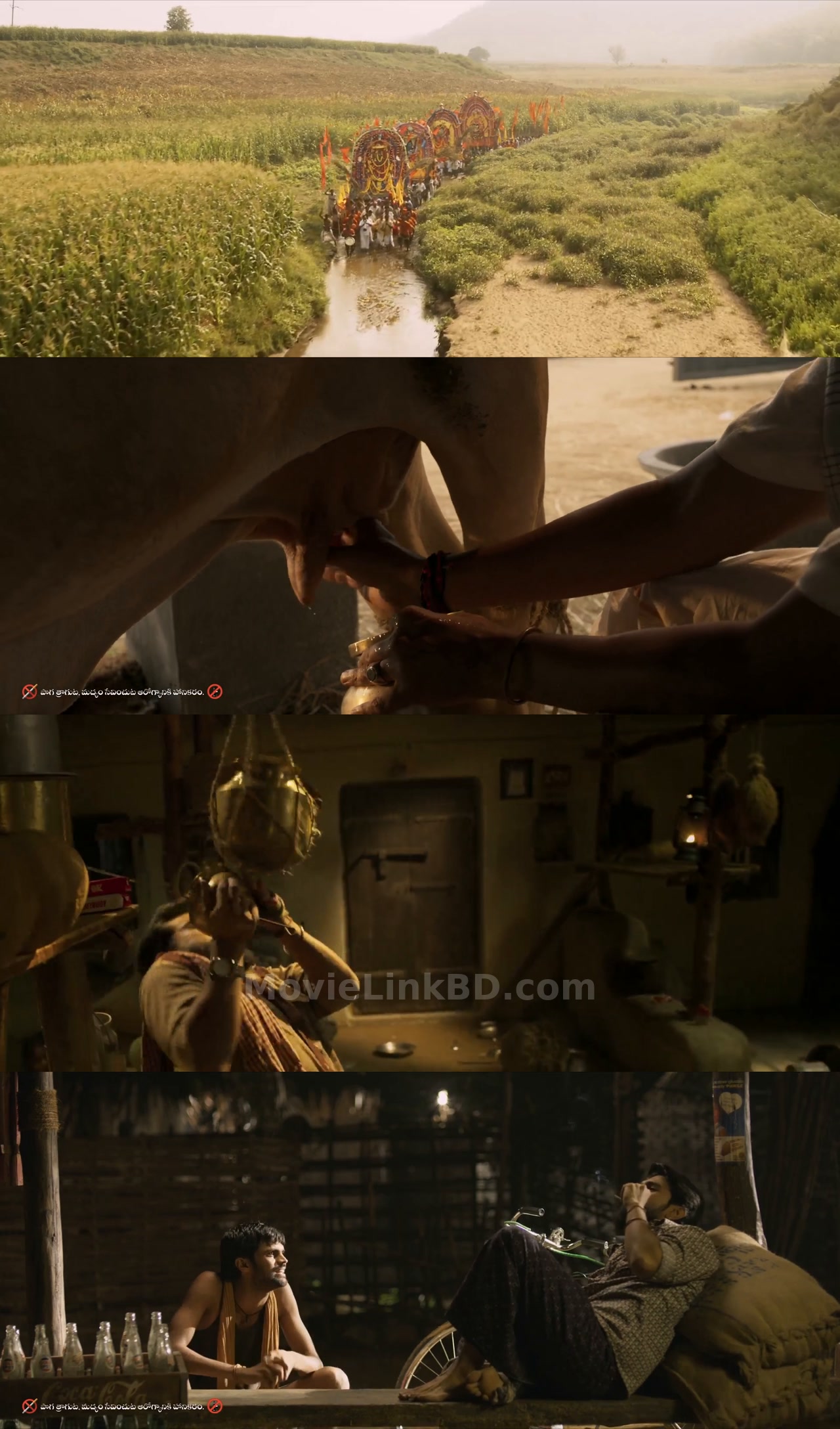 Screenshot of Rangasthalam  [Hindi Original] (2018) &bull; Hindi + Telugu + Dual Audio on MovieLinkBD