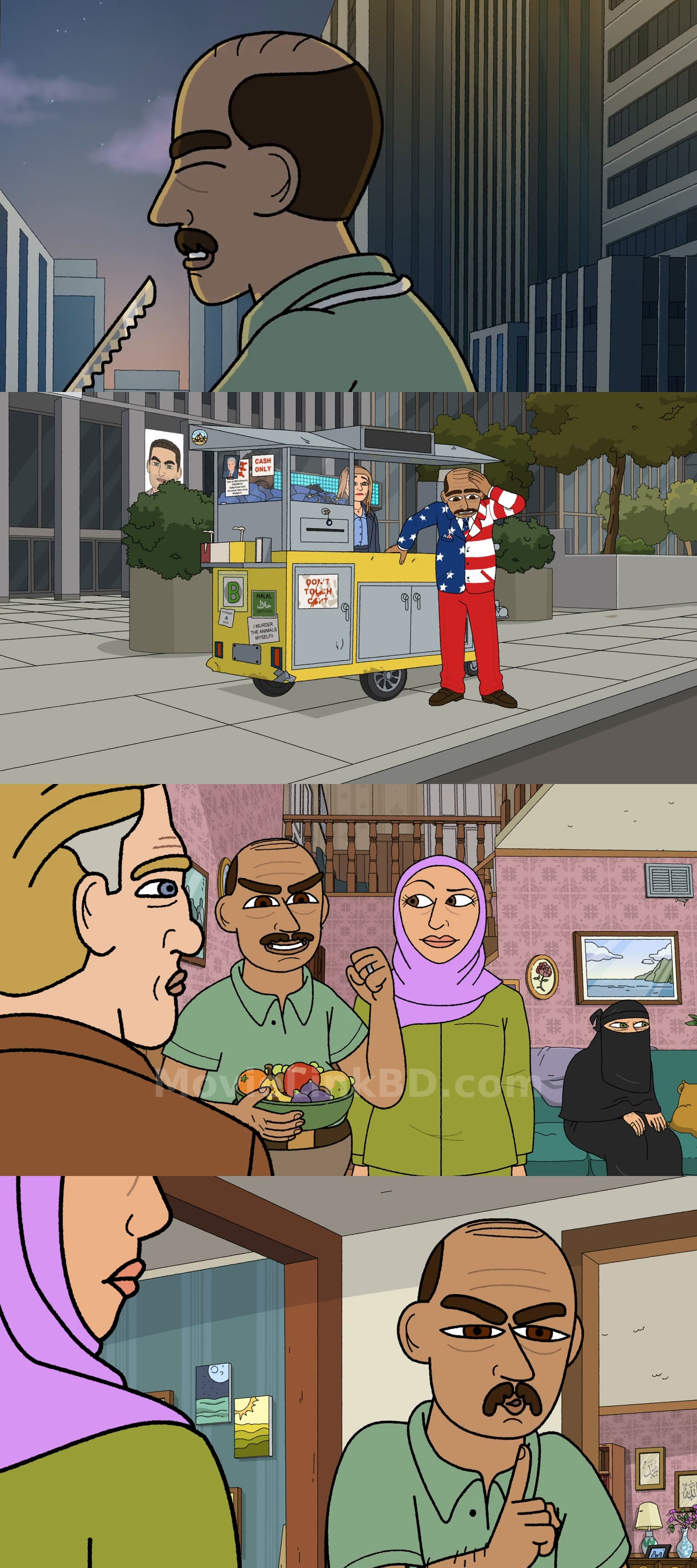 Screenshot of #1 Happy Family USA  S01 Complete (2025) &mdash; S01 &bull; Hindi, English, Dual, Audio on MovieLinkBD
