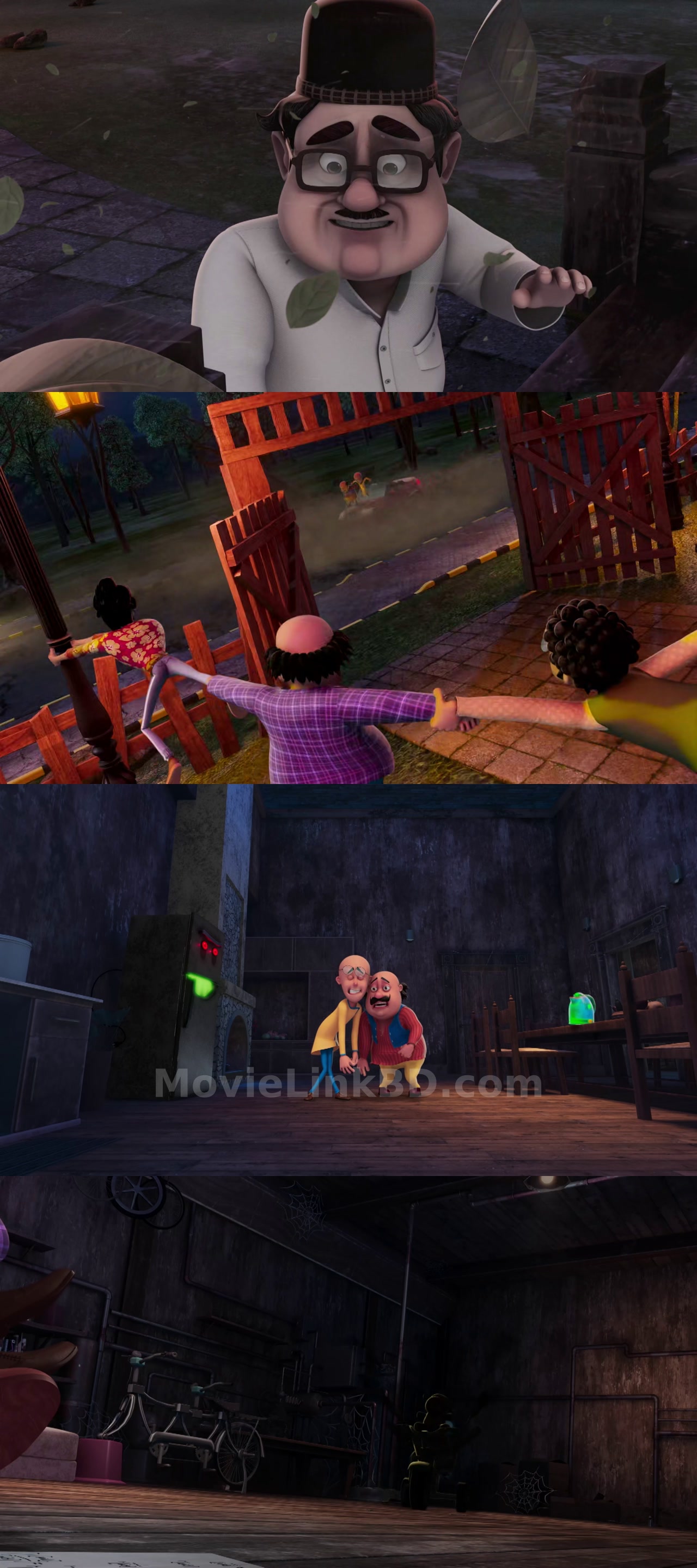Screenshot of Motu Patlu Vs The Ghost House  Bangla Dubbed (2025) &bull; Bangla Dubbed on MovieLinkBD