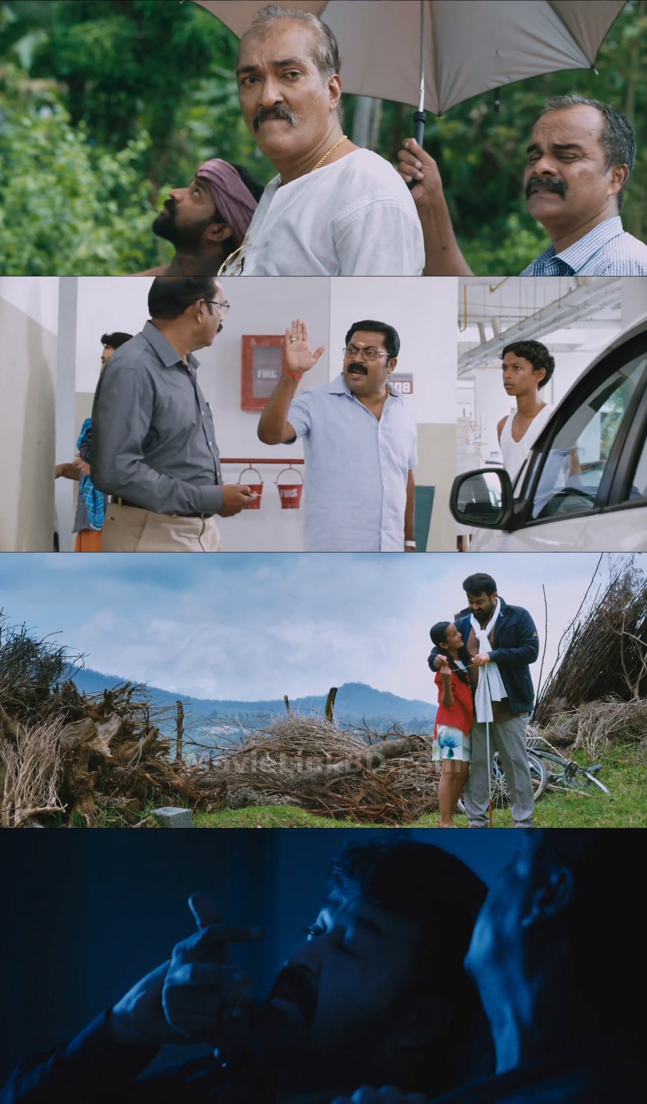 Screenshot of Oppam (2016) &bull; Malayalam + Hindi Dubbed on MovieLinkBD