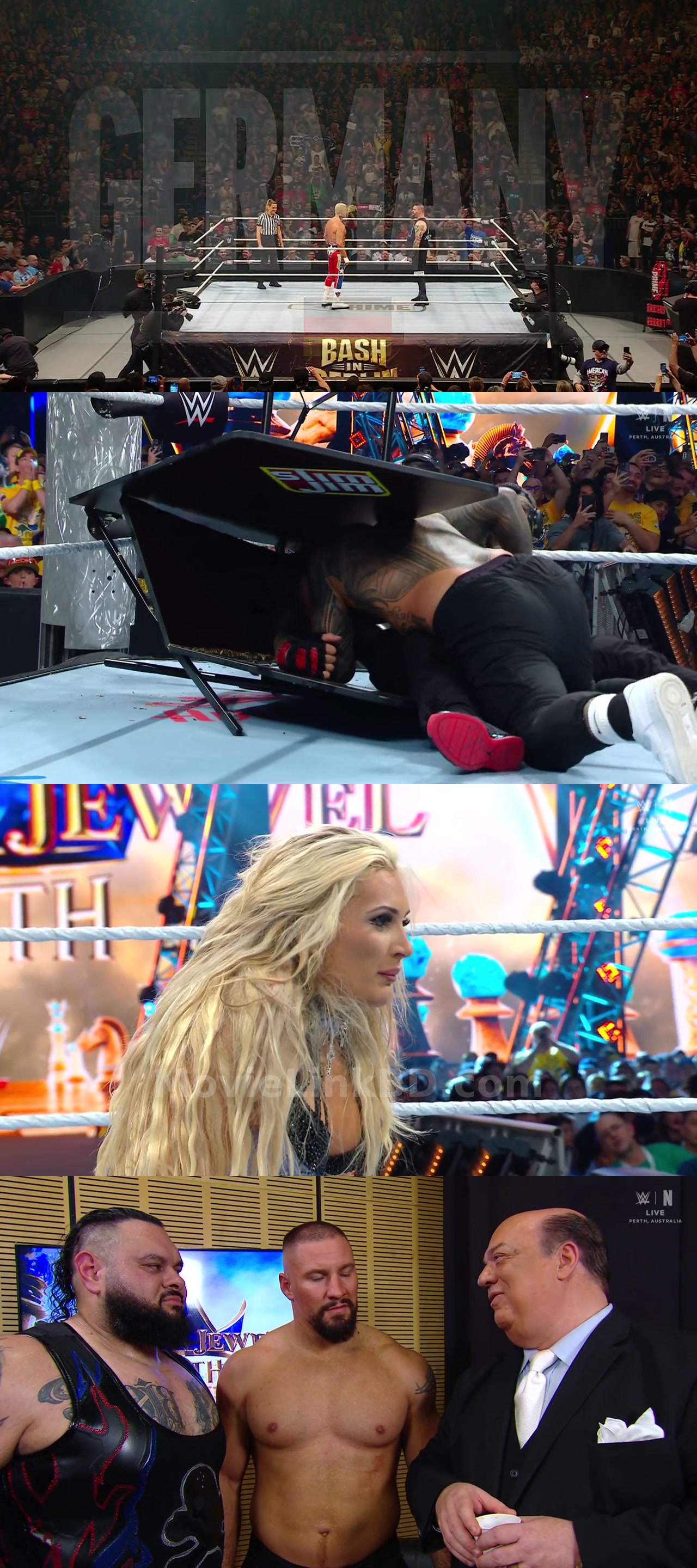 Screenshot of WWE Crown Jewel (2025) &bull; English + Hindi on MovieLinkBD