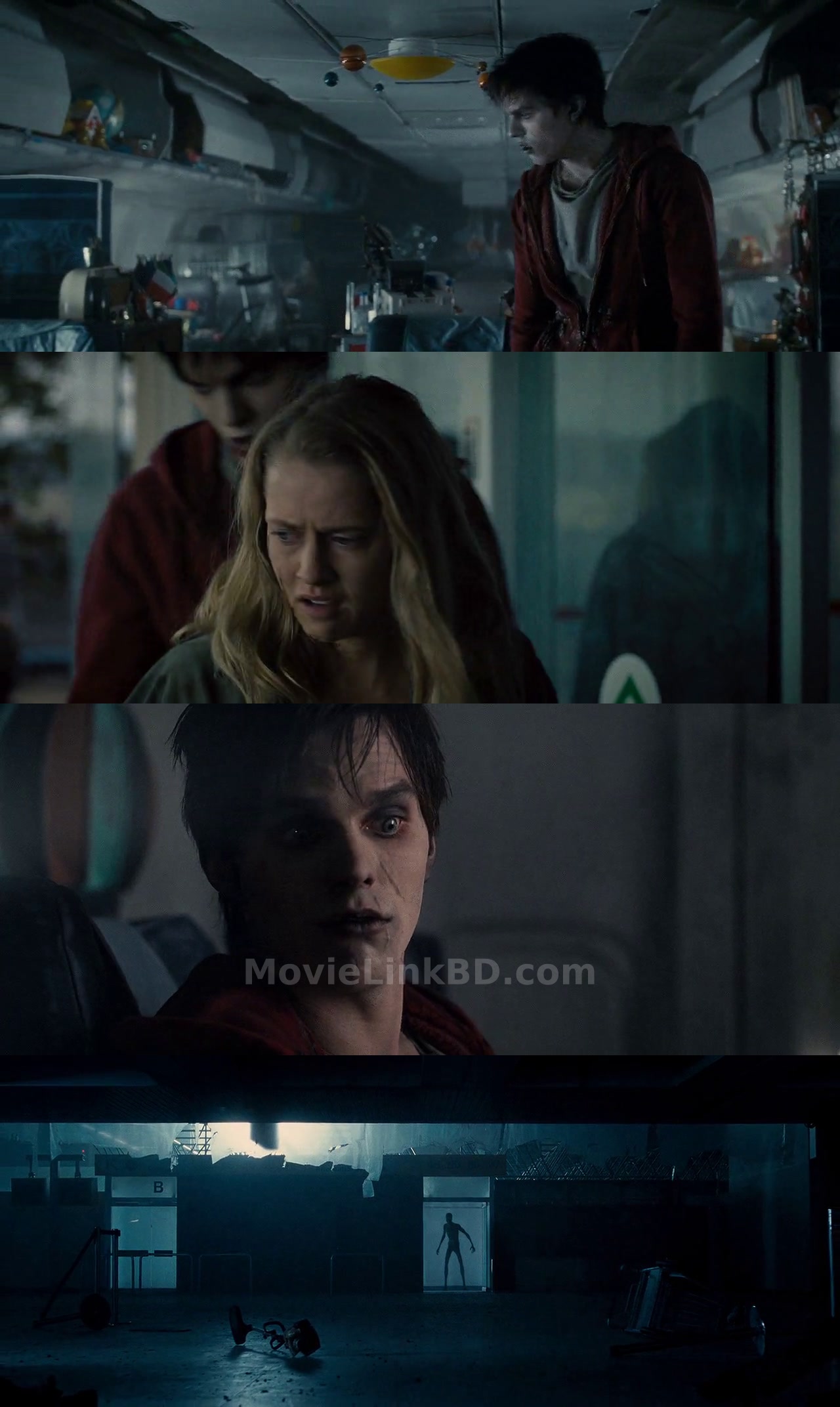 Screenshot of Warm Bodies (2013) &bull; English + Hindi on MovieLinkBD