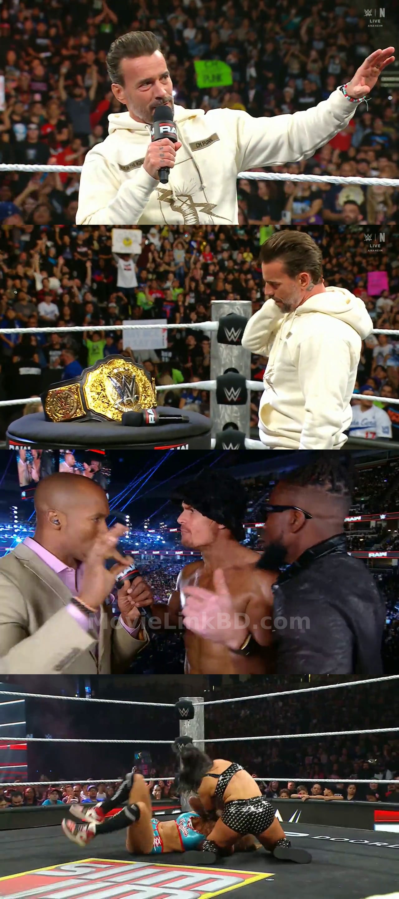 Screenshot of WWE Monday Night Raw (2025) &bull; English on MovieLinkBD