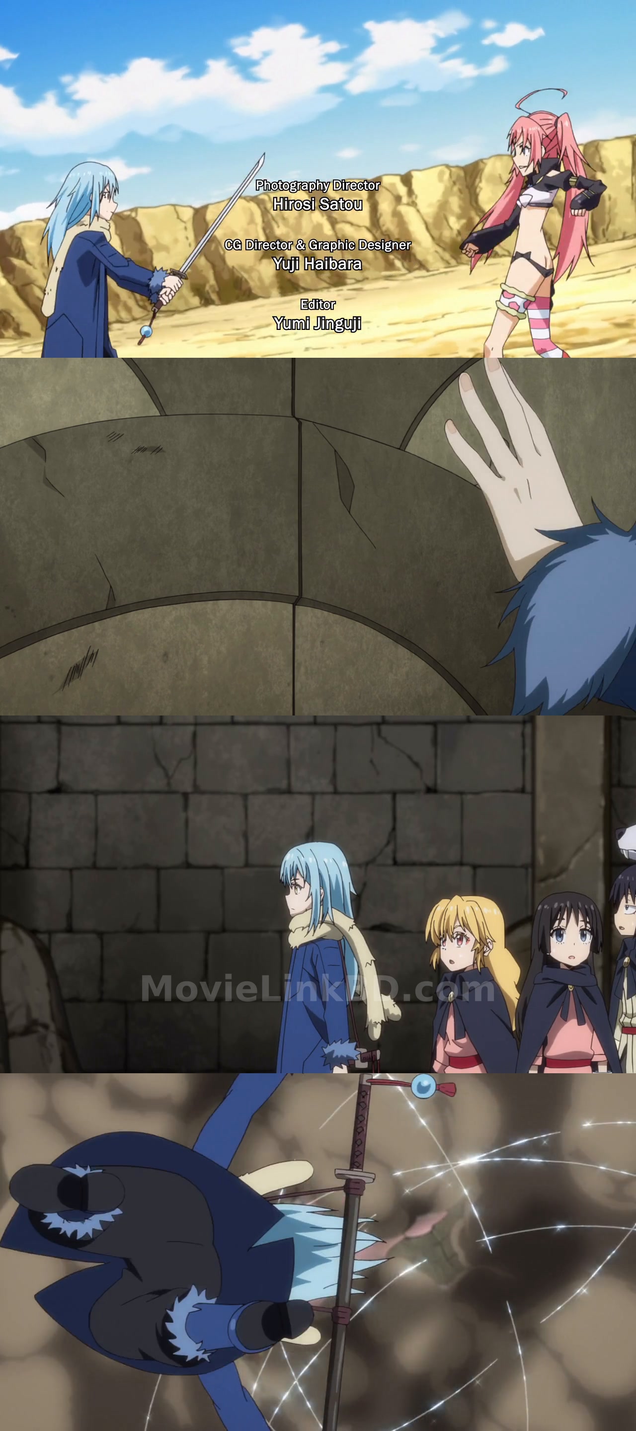 Screenshot of That Time I Got Reincarnated as a Slime  [Season 1-3]Complete [ Hindi ORG ] (2018) &bull; English + Japanese + Hindi on MovieLinkBD