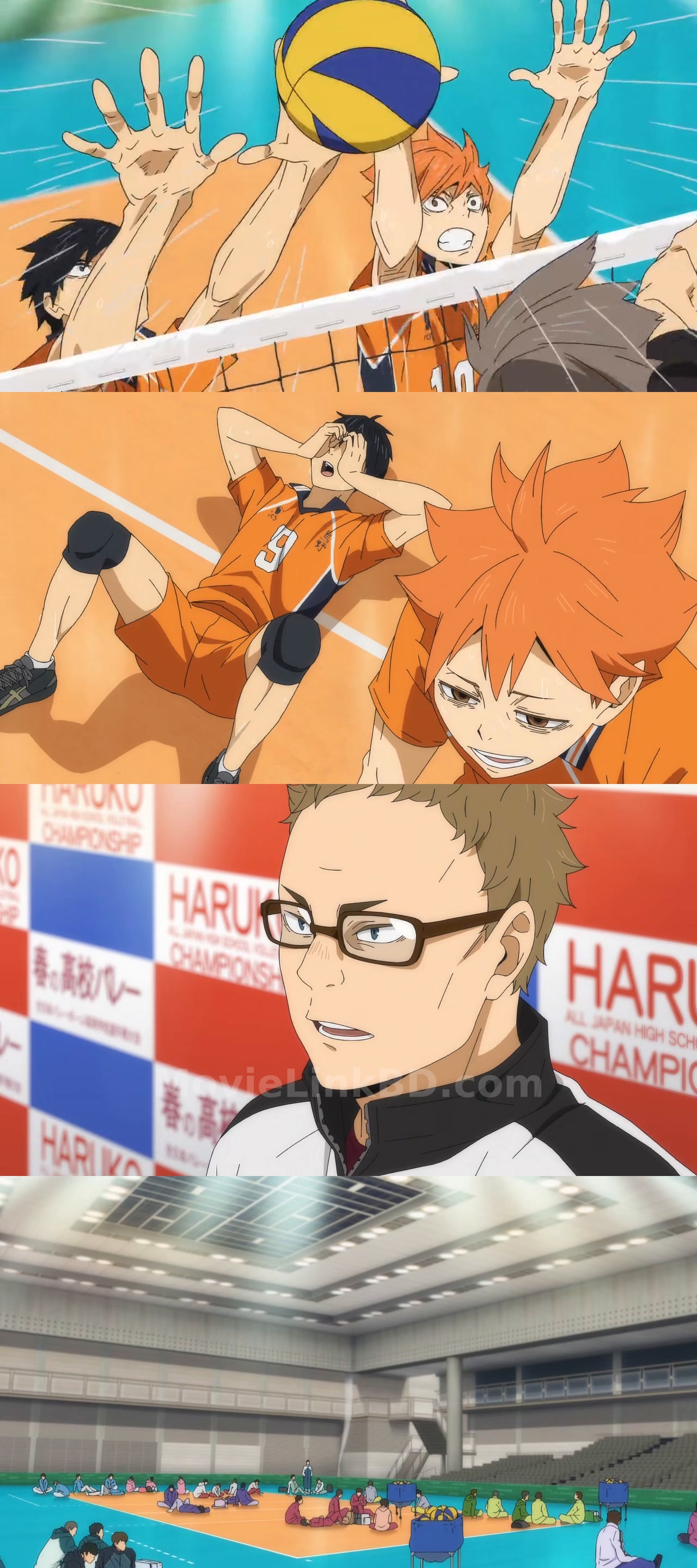 Screenshot of Haikyu!!  Season 4 [Ep01-25 Completed [ORG Hindi] (2020) &bull; Hindi, Japanese Dual Audio on MovieLinkBD