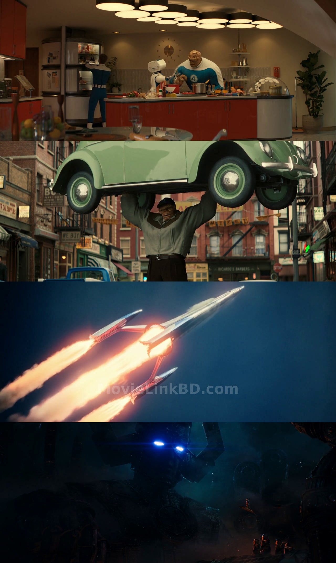 Screenshot of The Fantastic Four: First Steps  [ORG Hindi] (2025) &bull; Hindi, English Dual Audio on MovieLinkBD