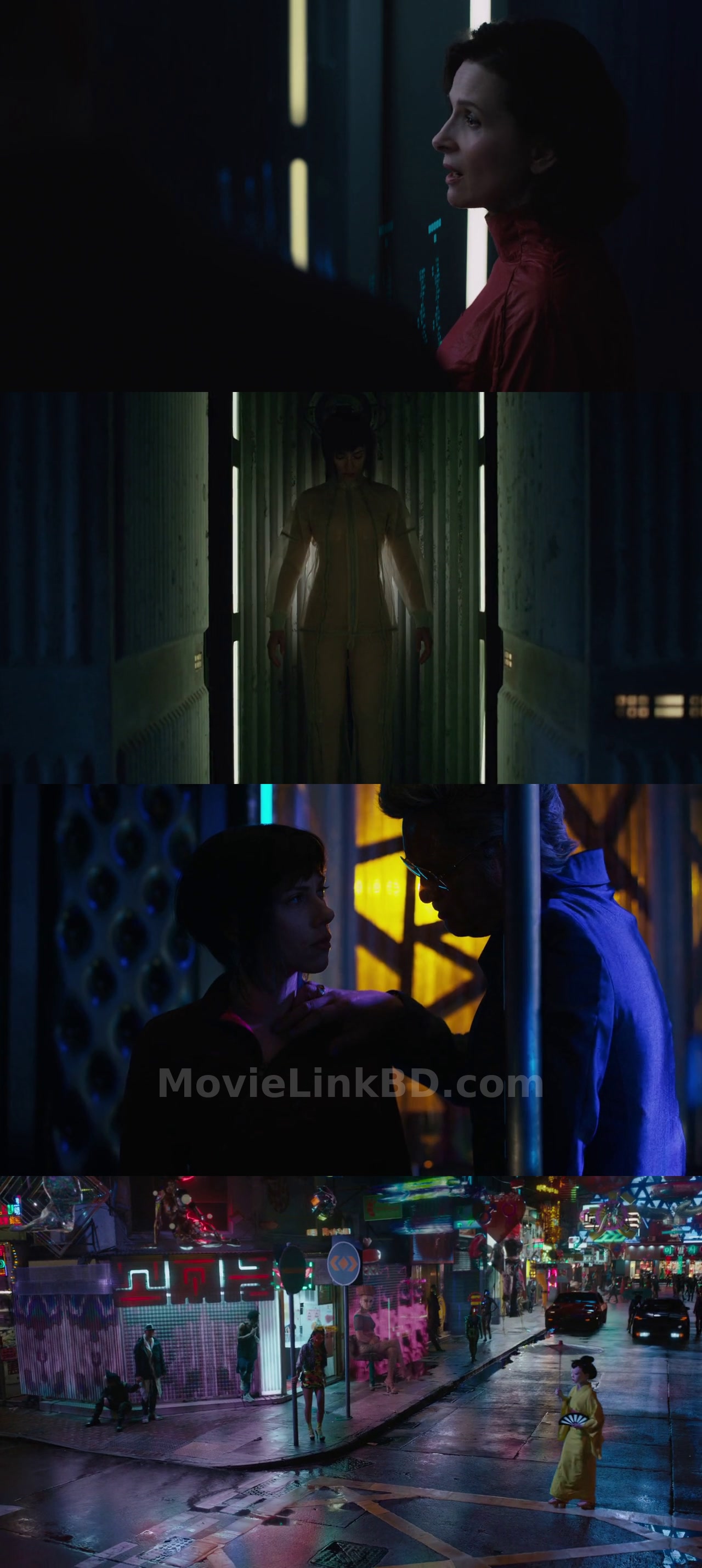 Screenshot of Ghost in the Shell (2017) &bull; English on MovieLinkBD