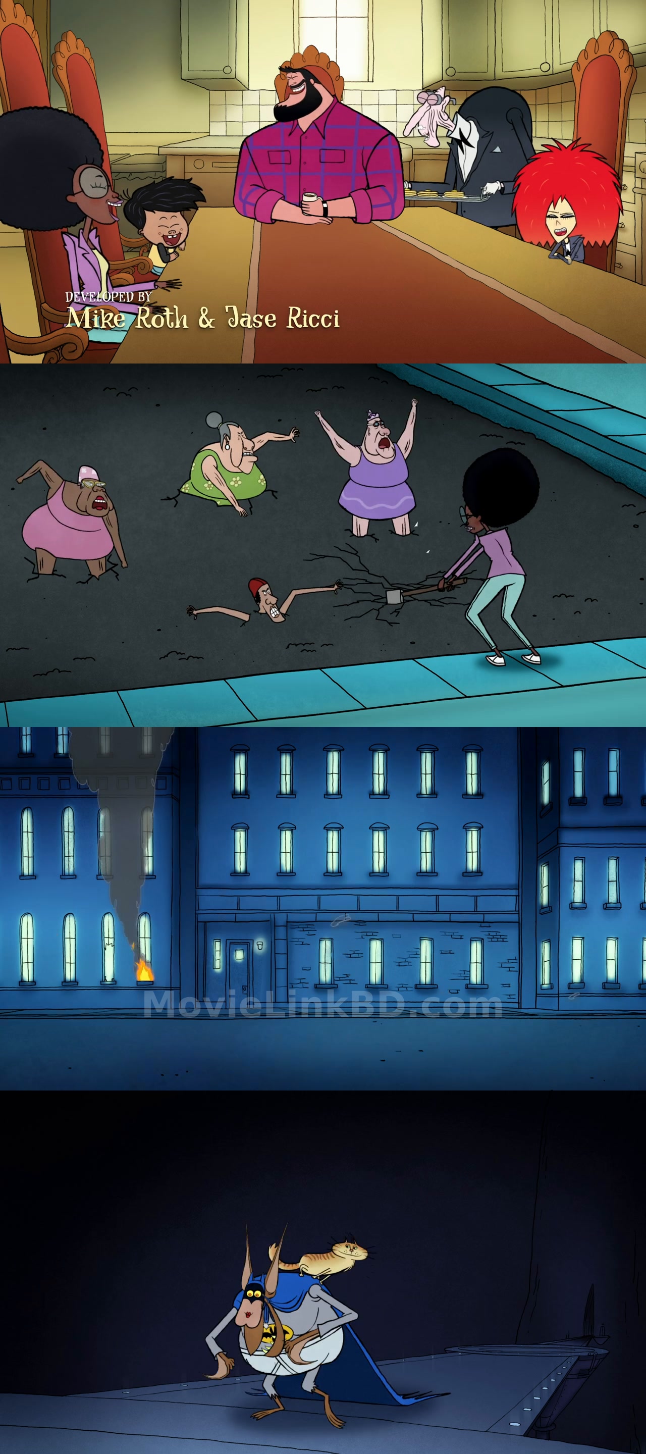 Screenshot of Bat-Family  Season 1 [Ep01-10] Completed [ORG Hindi] (2025) &bull; Hindi, English Dual Audio on MovieLinkBD
