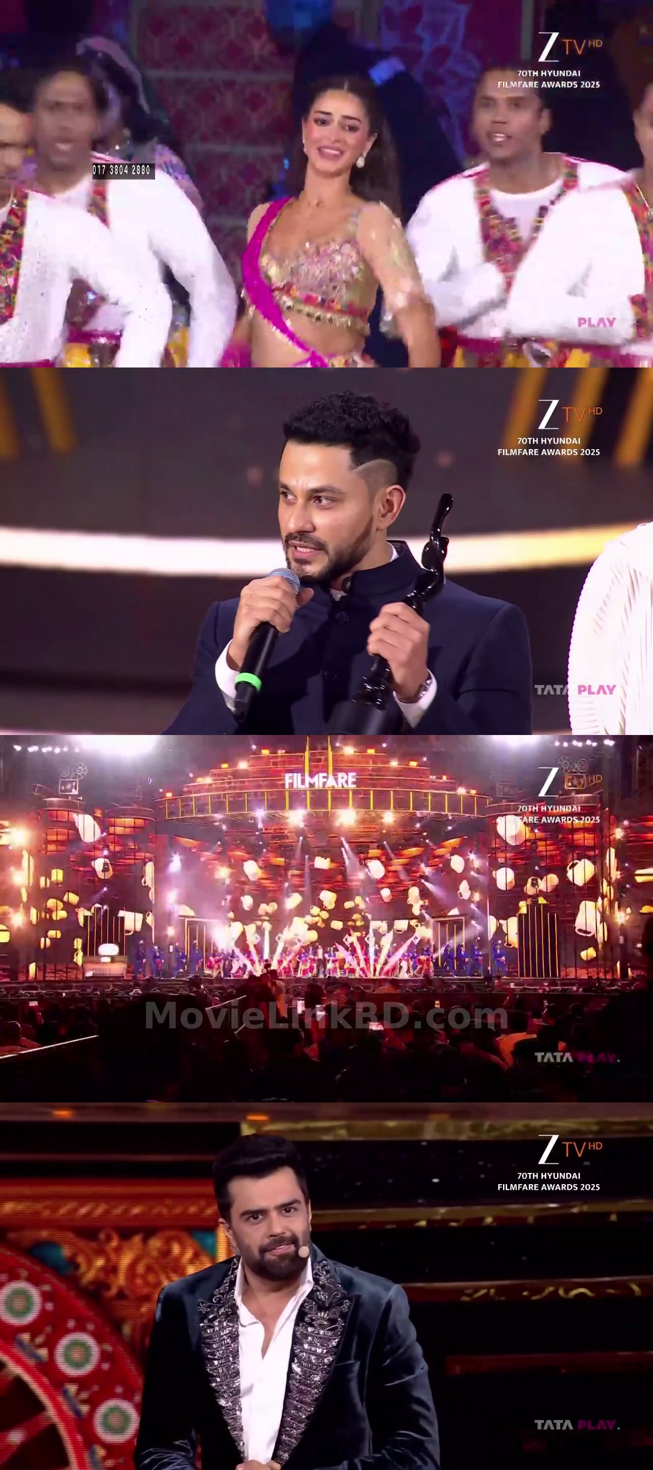 Screenshot of 70th Filmfare Awards (2025) &bull; Hindi on MovieLinkBD