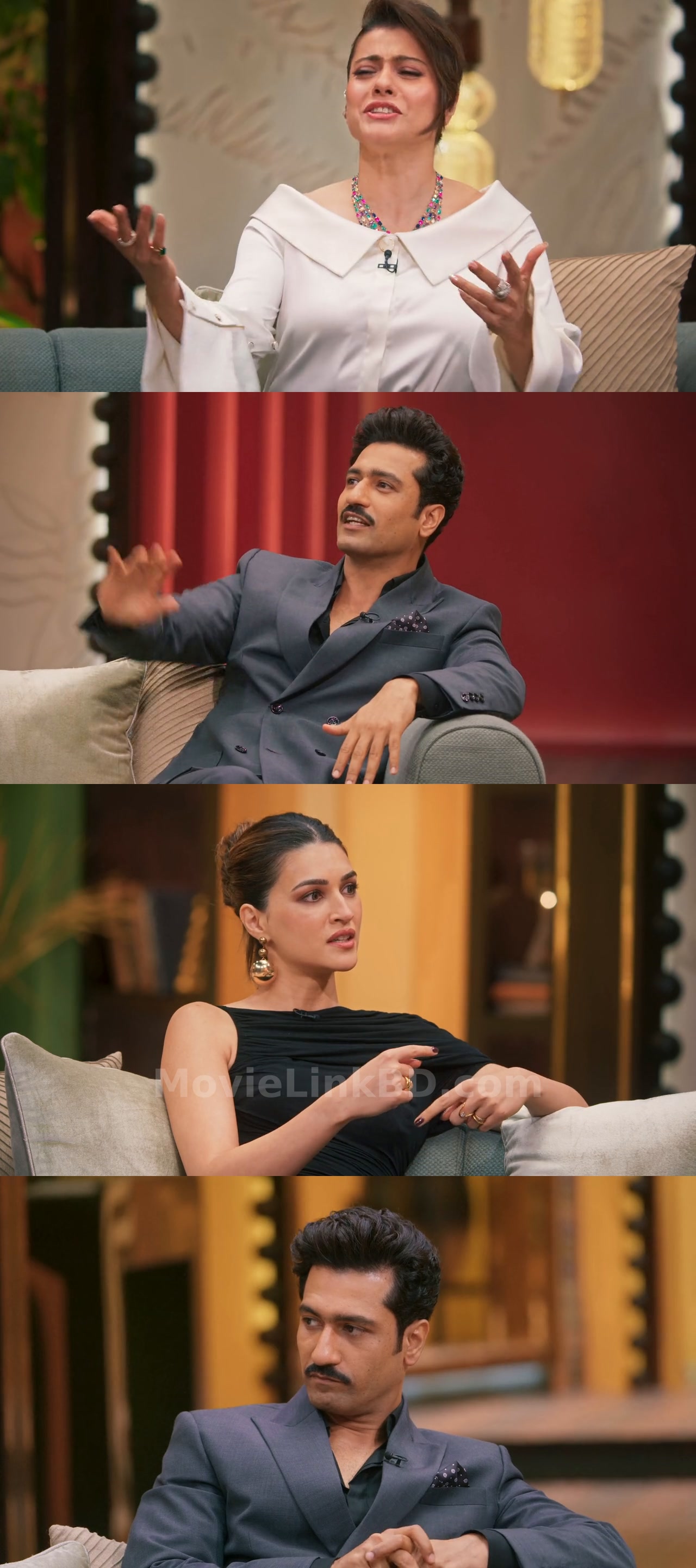 Screenshot of [S01 E01-08 ]- Two Much with Kajol and Twinkle (2025) &mdash; S01 Ep 1 &bull; Hindi on MovieLinkBD