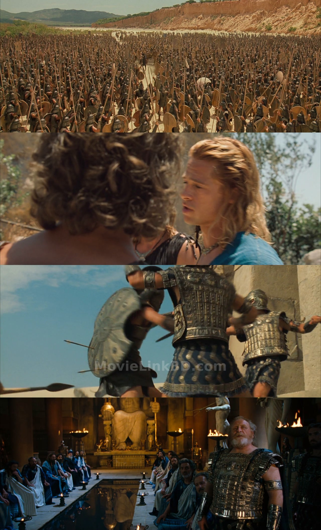 Screenshot of Troy (2004) &bull; Hindi, English Dual Audio on MovieLinkBD