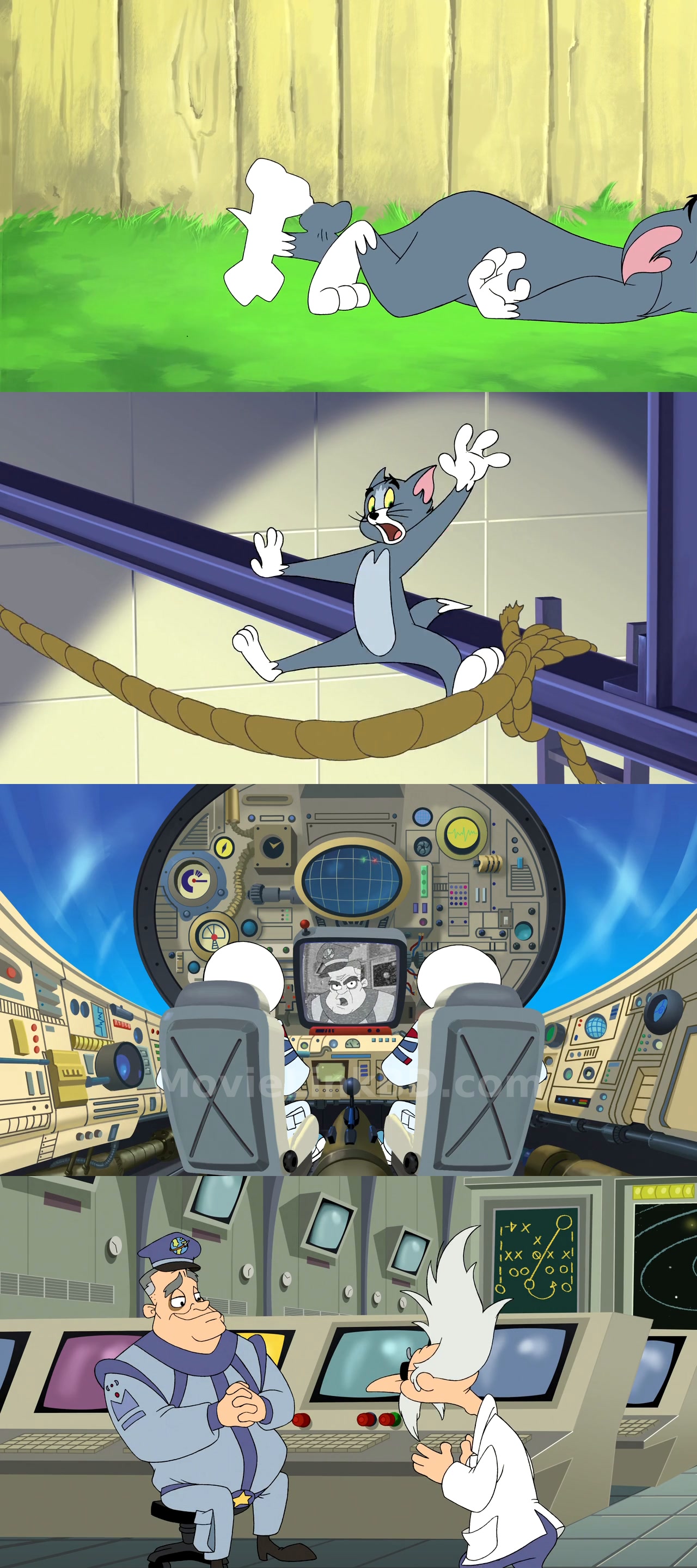Screenshot of Tom and Jerry: Blast Off to Mars (2005) &bull; Hindi, English Dual Audio on MovieLinkBD