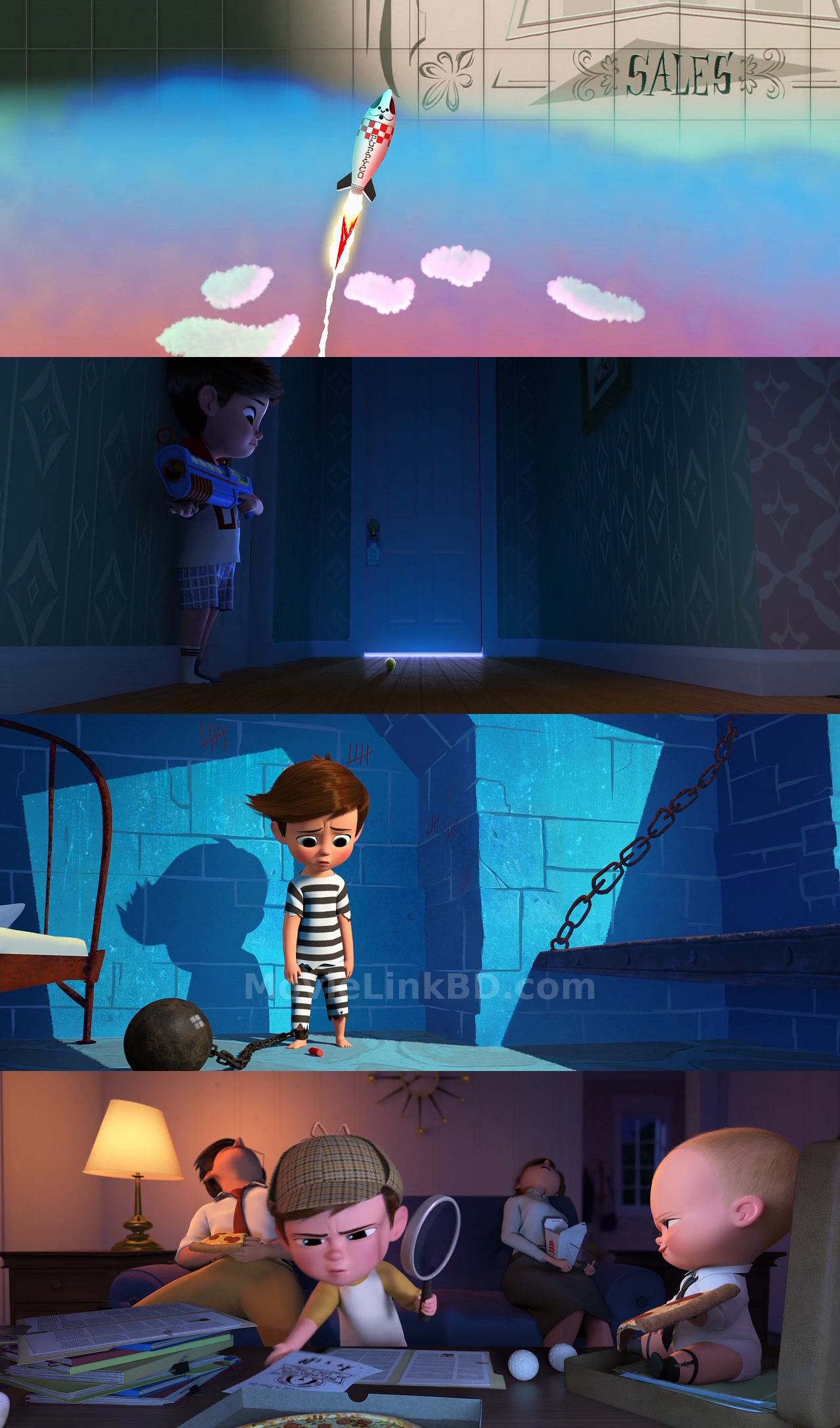 Screenshot of The Boss Baby (2017) &bull; English + Hindi + Dual Audio on MovieLinkBD