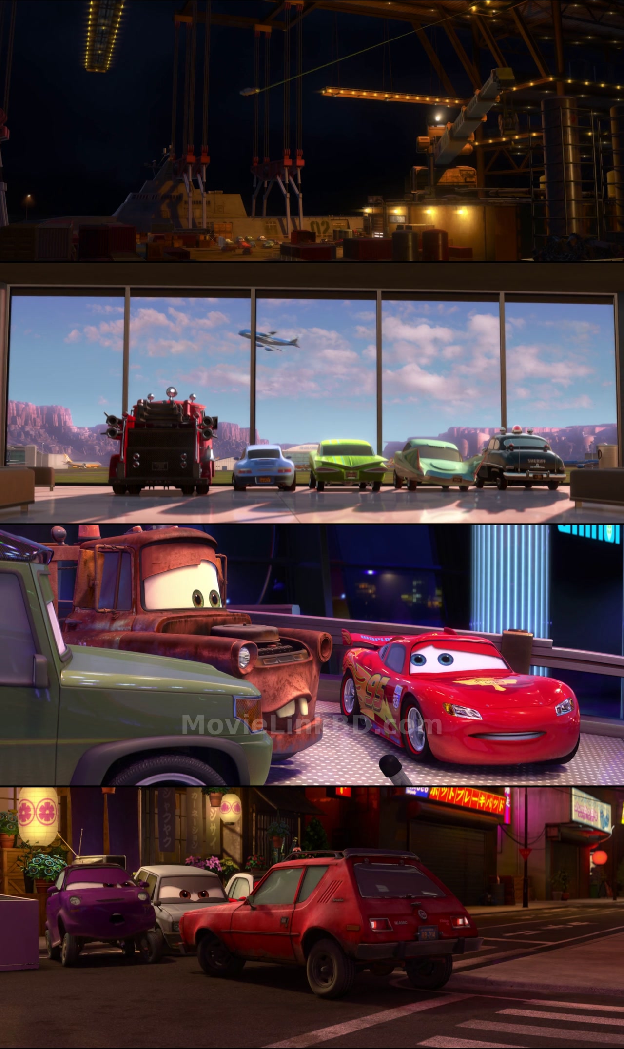 Screenshot of Cars 2 (2011) &bull; Hindi + Dual Audio on MovieLinkBD