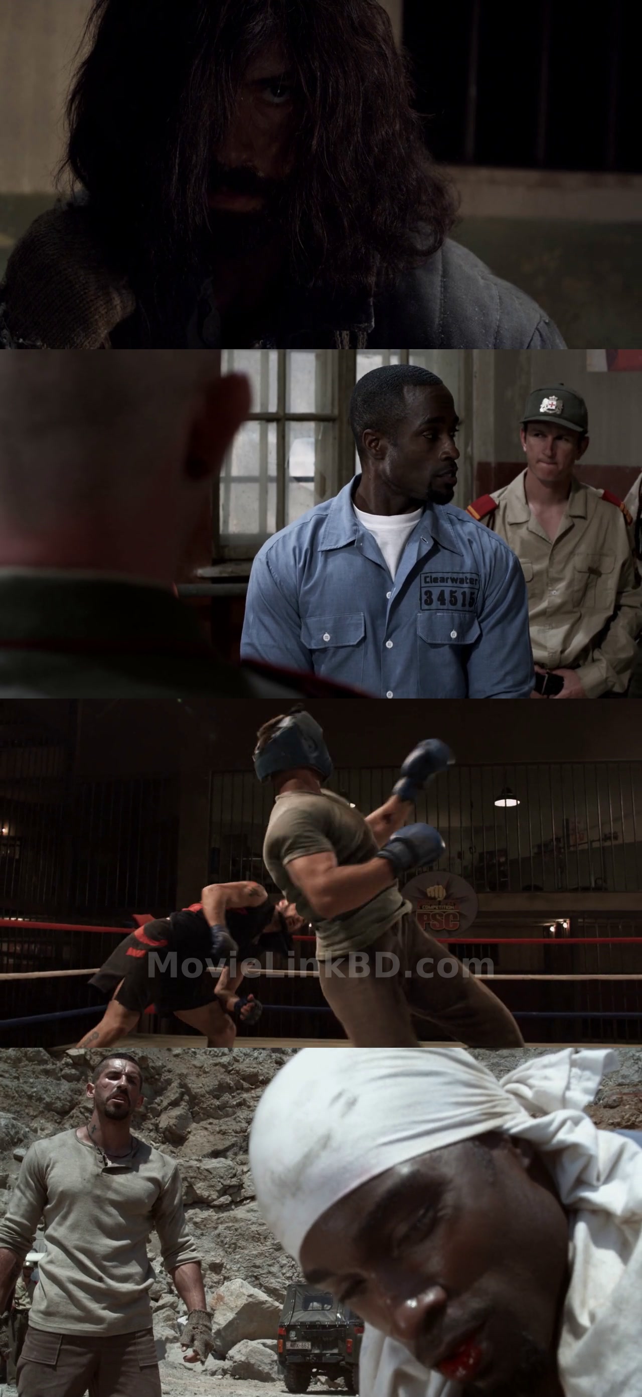 Screenshot of Undisputed 3: Redemption (2010) &bull; Hindi Dubbed on MovieLinkBD