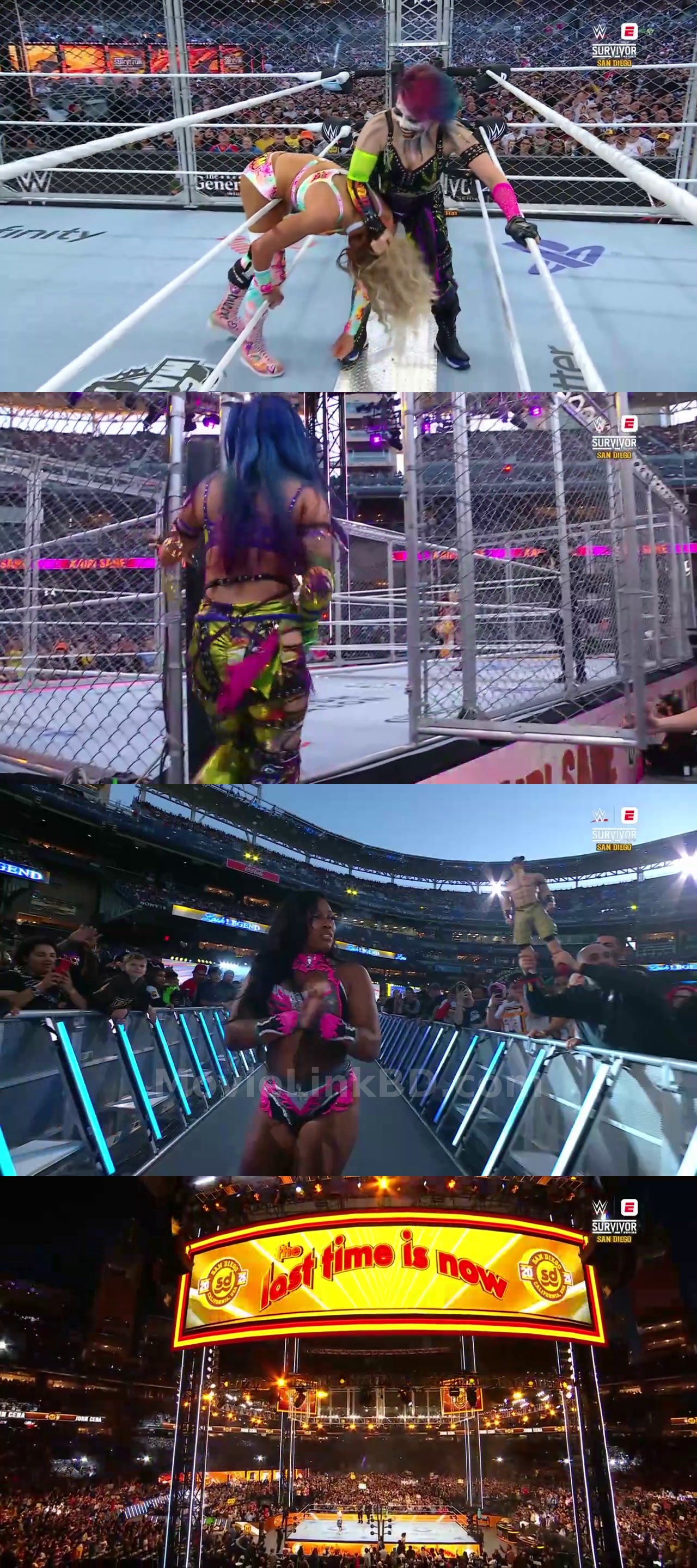 Screenshot of WWE Survivor Series WarGames (2025) &bull; English on MovieLinkBD
