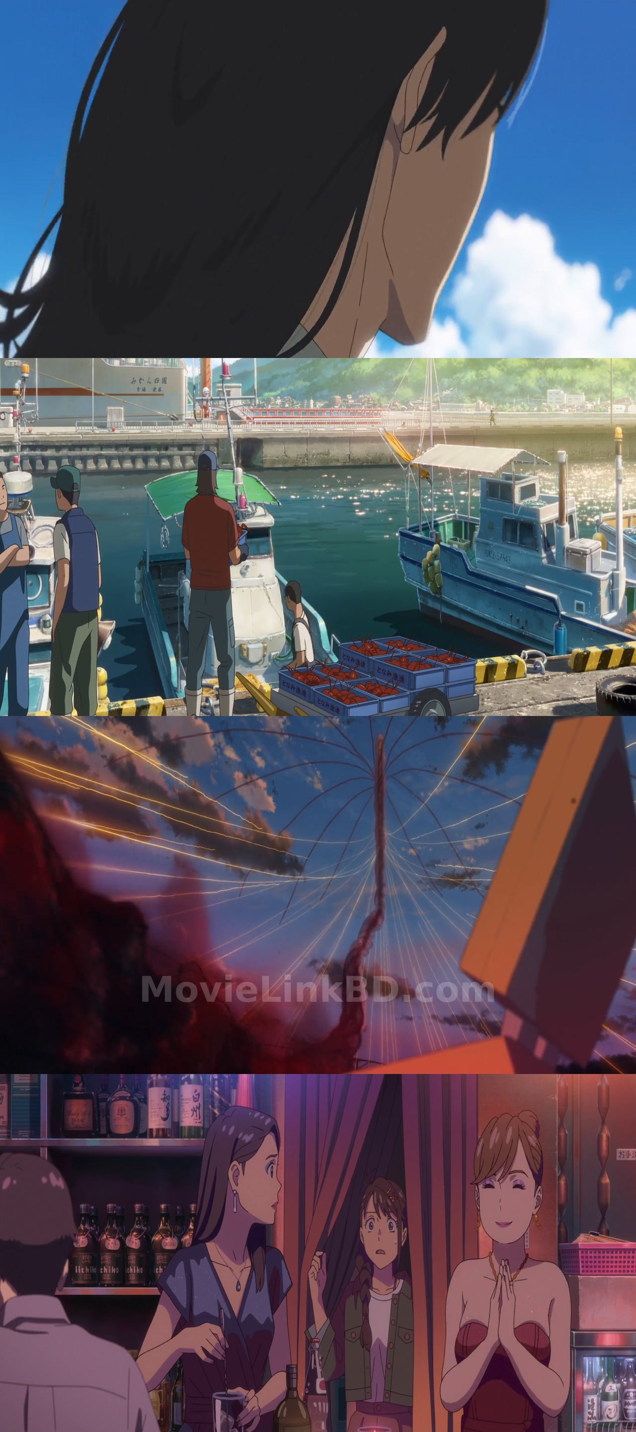Screenshot of Suzume  [ORG Hindi] (2022) &bull; Japanese + English + Hindi on MovieLinkBD