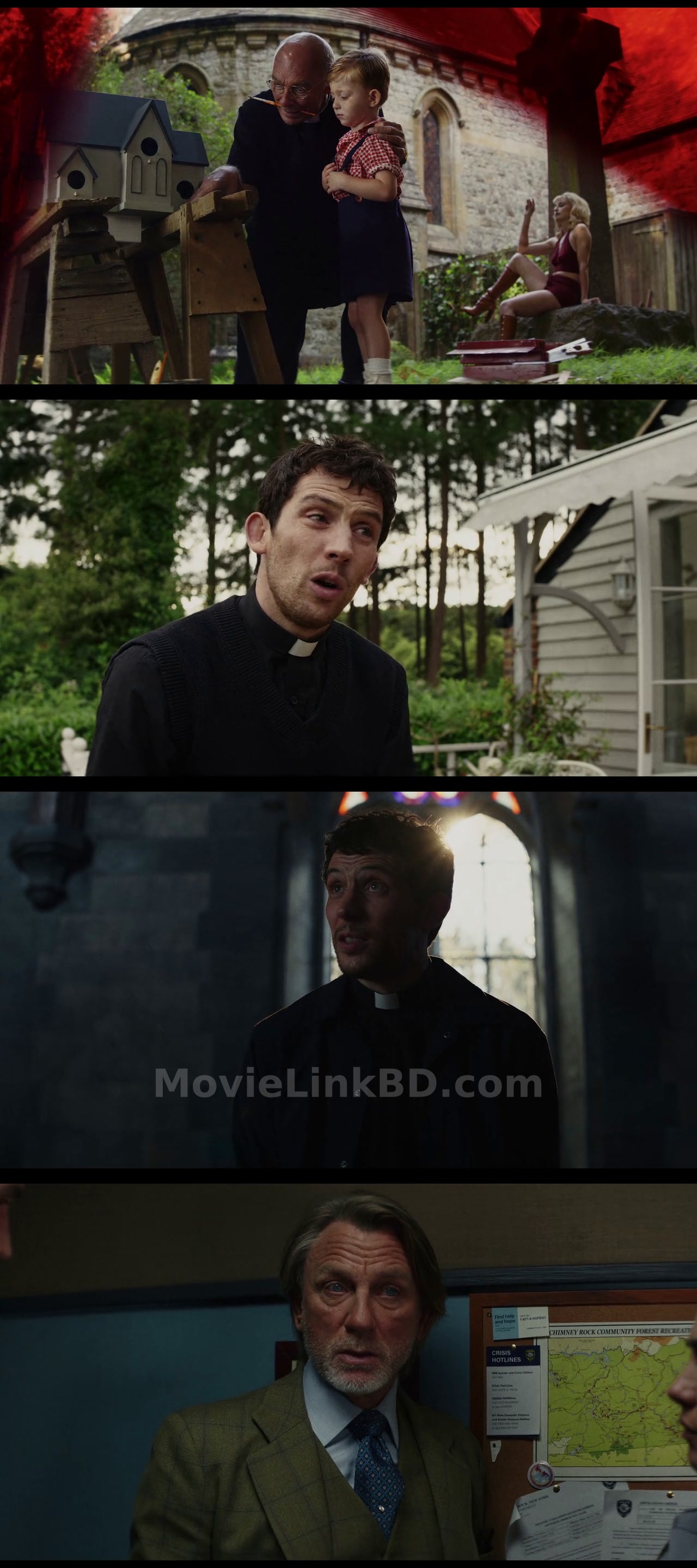 Screenshot of Wake Up Dead Man: A Knives Out Mystery (2025) &bull; English + Hindi on MovieLinkBD