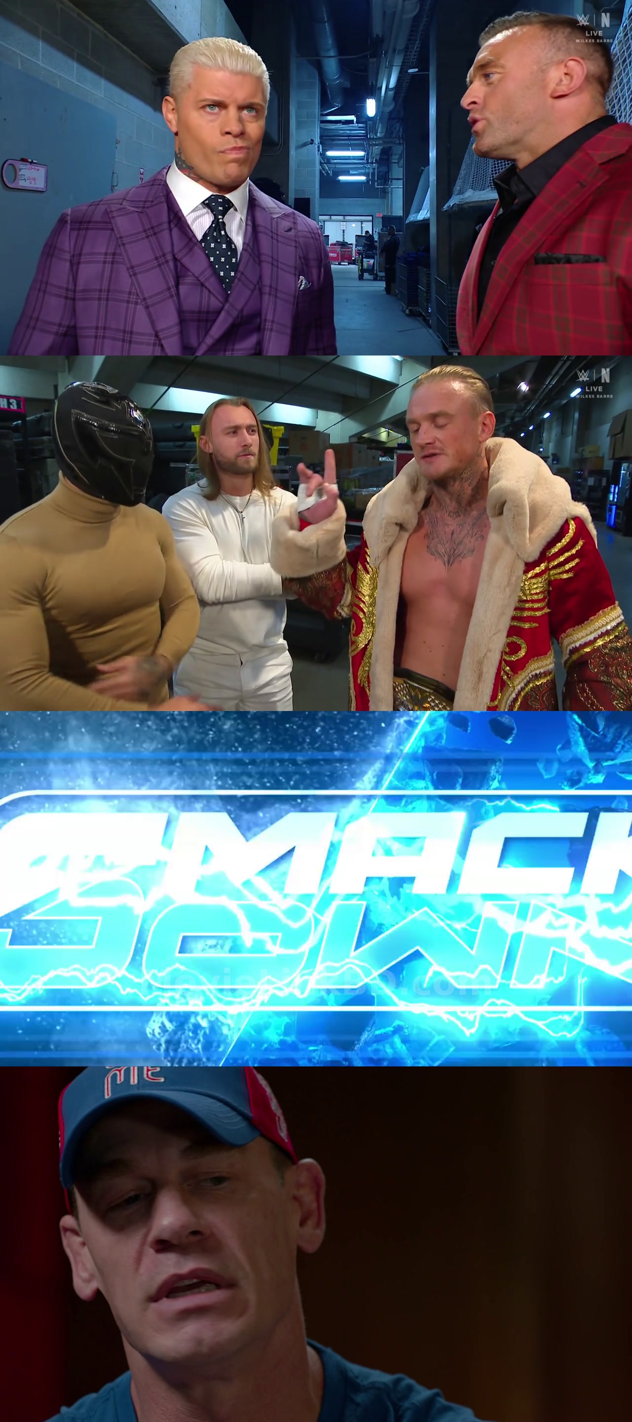 Screenshot of WWE Friday Night SmackDown (12th December 2025) &bull; English + Hindi on MovieLinkBD
