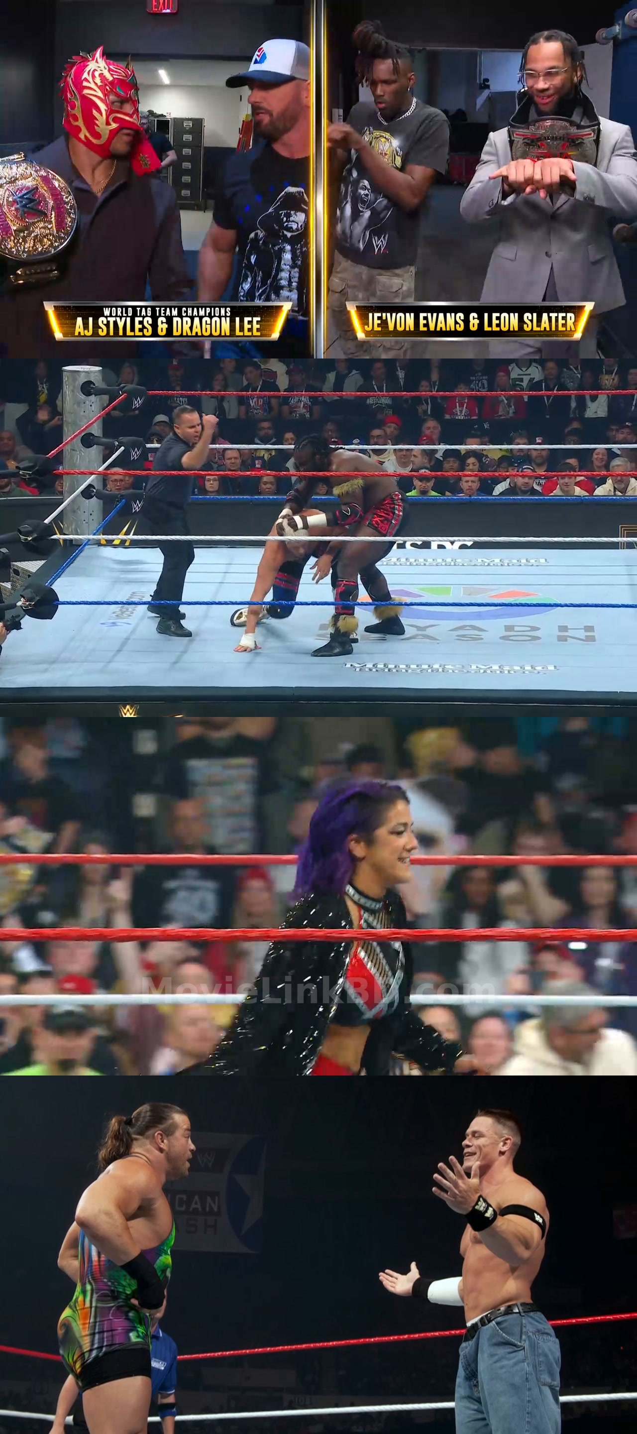 Screenshot of WWE Saturday Night's Main Event (2025) &bull; English + Dual Audio + Hindi on MovieLinkBD