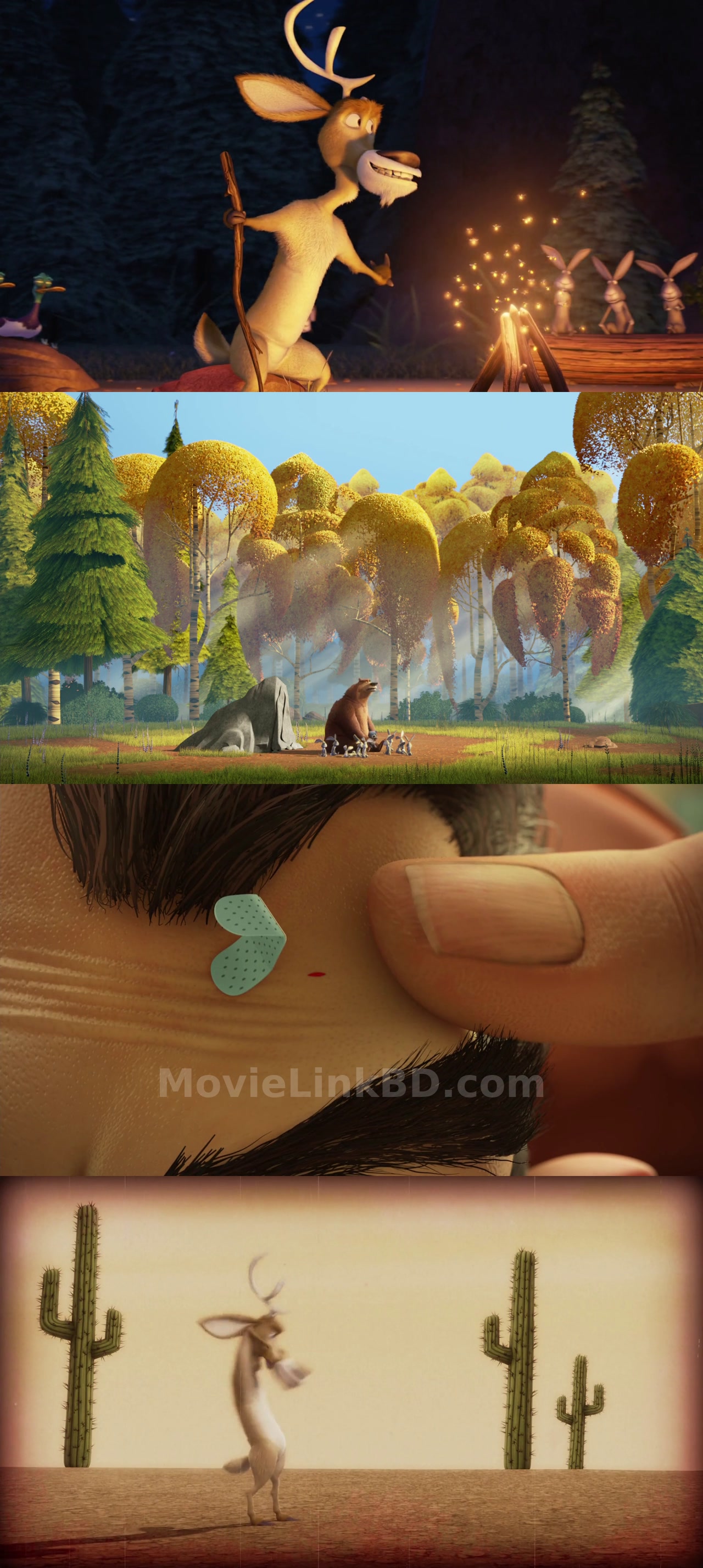 Screenshot of Open Season: Scared Silly (2015) &bull; English + Hindi on MovieLinkBD