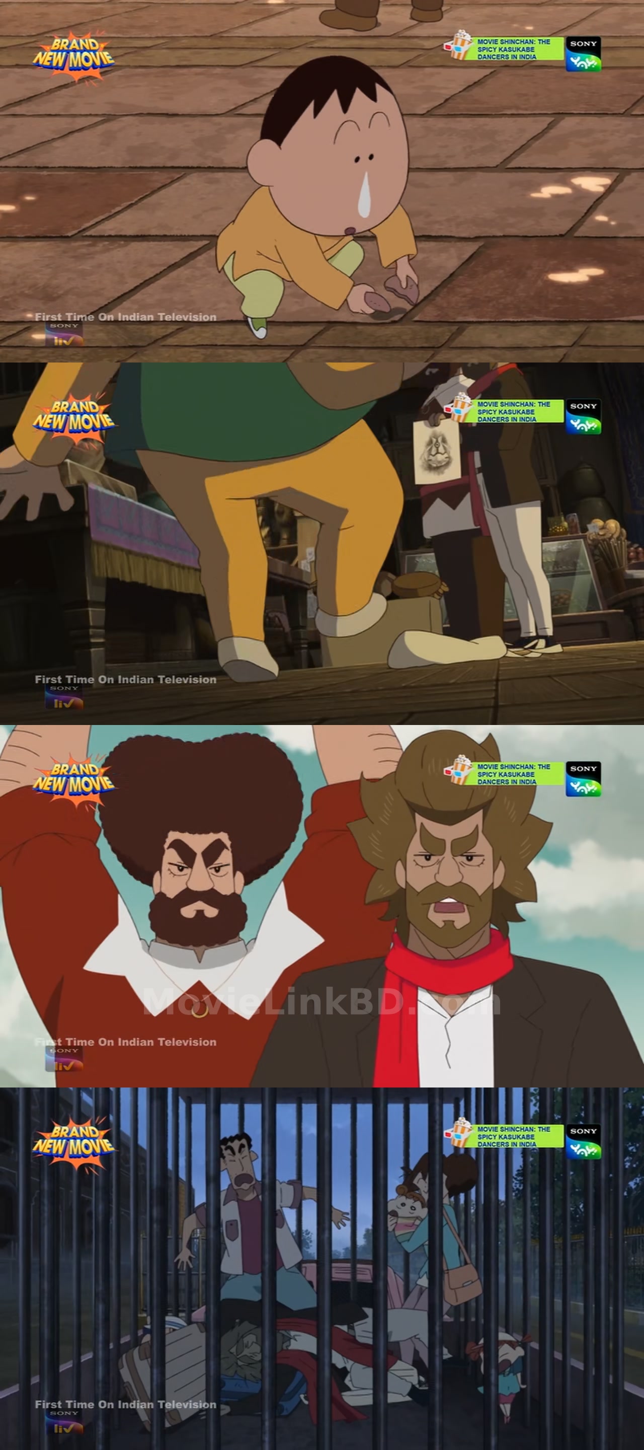 Screenshot of Crayon Shin-chan the Movie: Super Hot! The Spicy Kasukabe Dancers (2025) &bull; Japanese + Hindi on MovieLinkBD