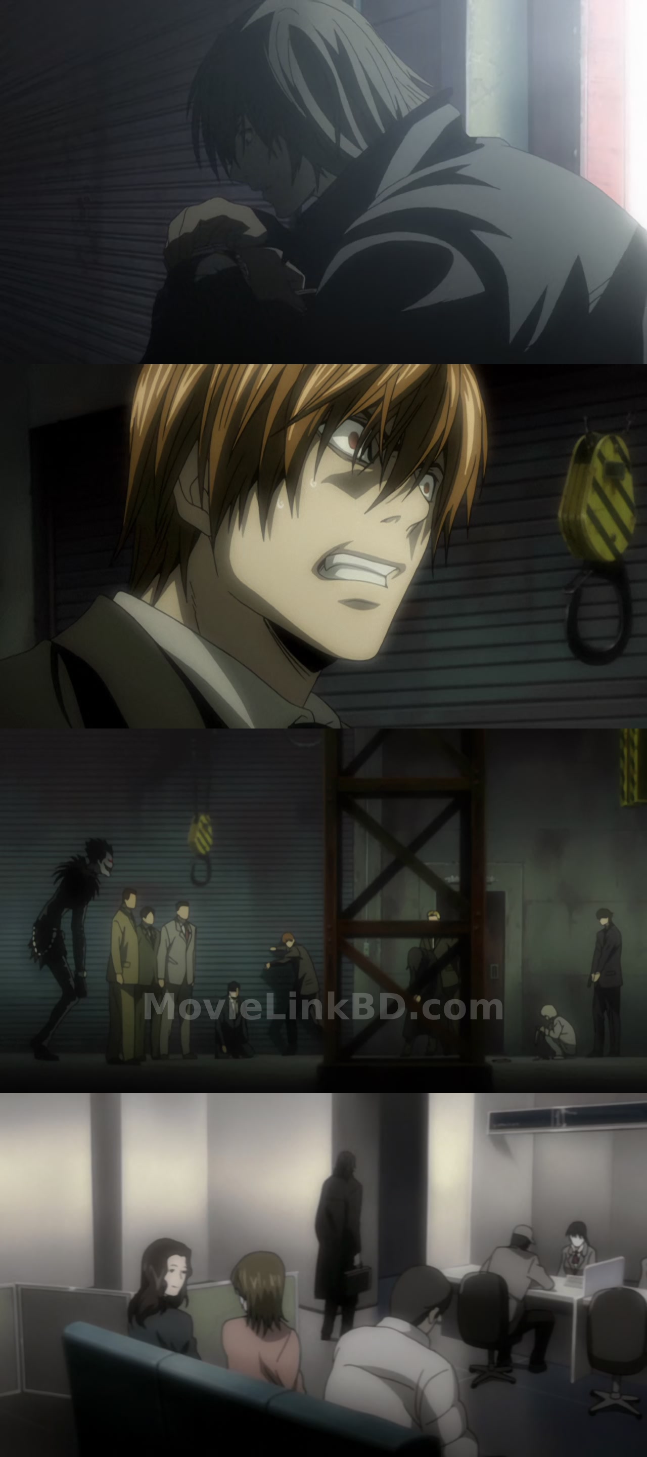 Screenshot of Death Note  S01 Complete Zip File (2007) &mdash; S01 &bull; Japanese + English + Hindi on MovieLinkBD