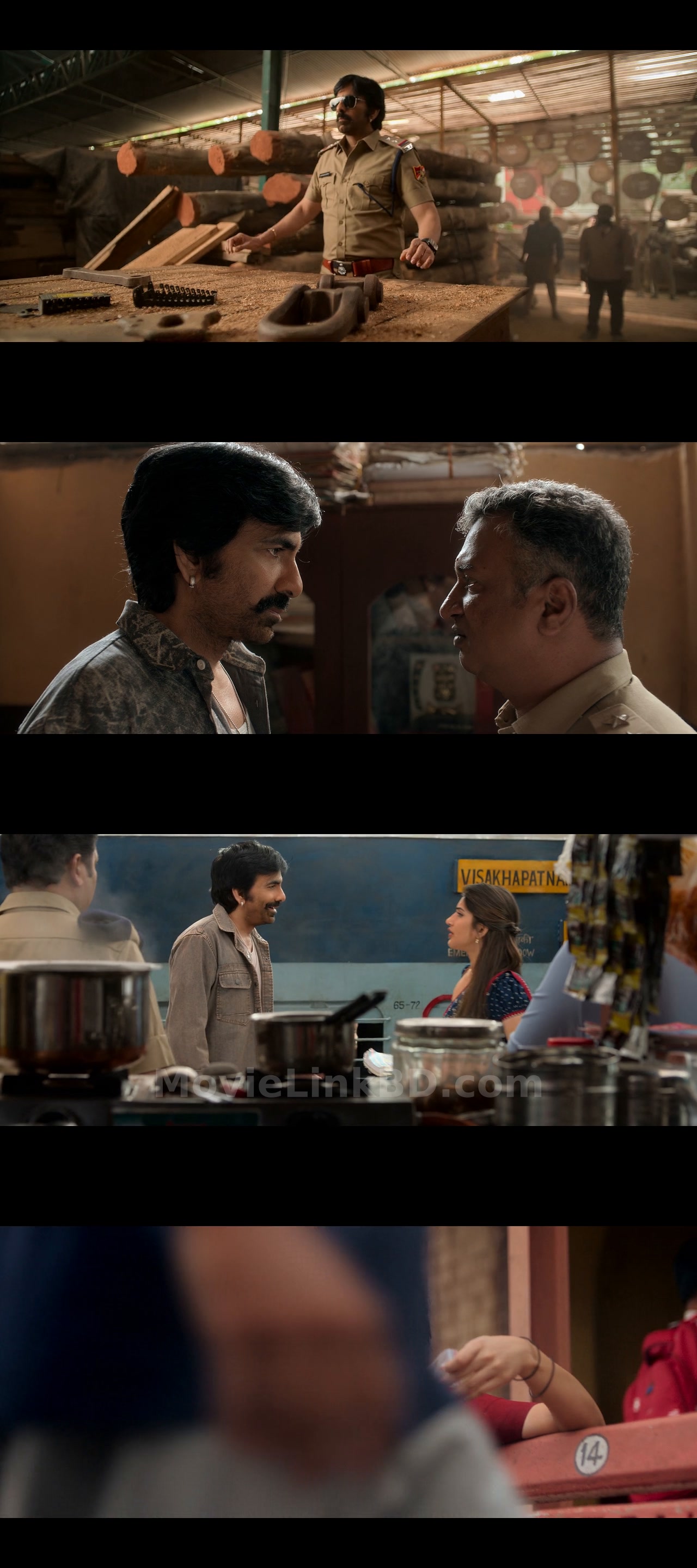 Screenshot of Mass Jathara  [Hindi ORG Dubbed ] (2025) &bull; Hindi Dubbed on MovieLinkBD