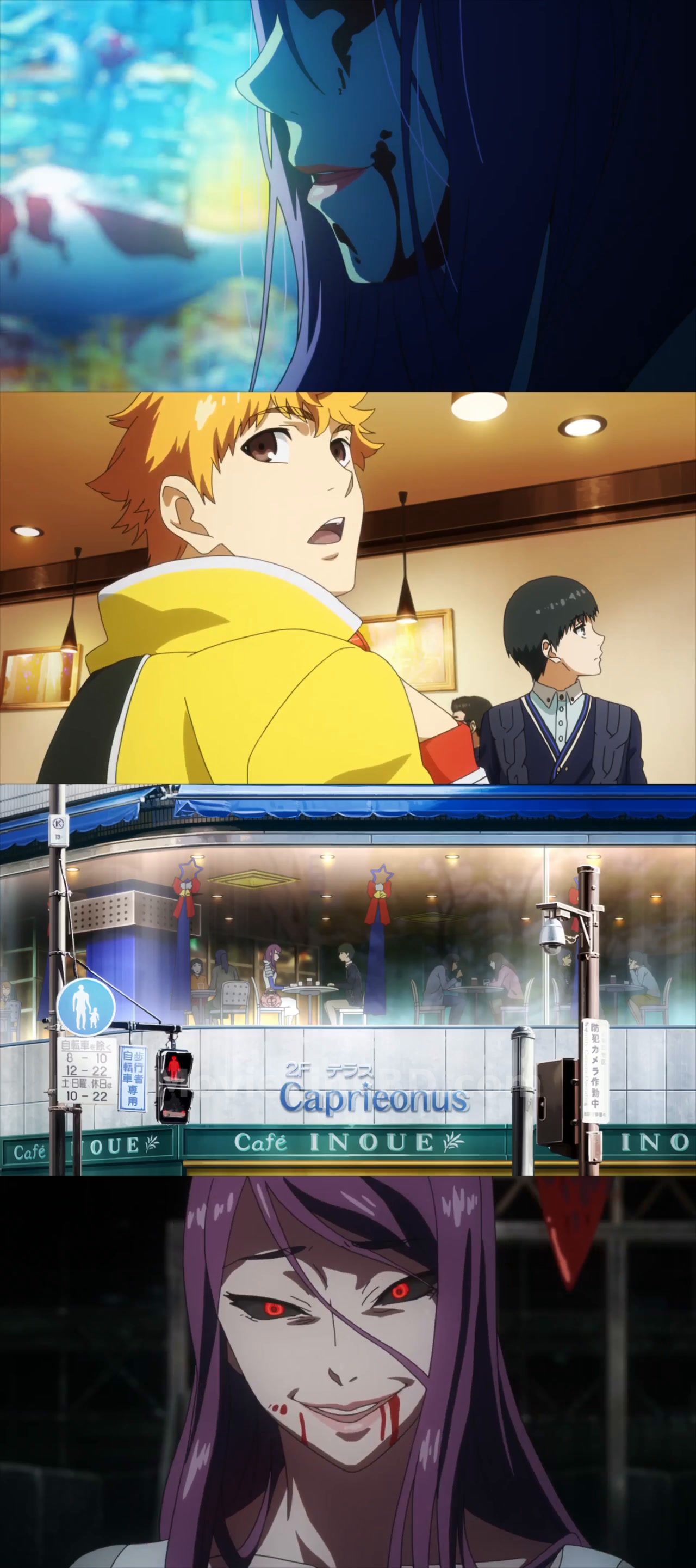 Screenshot of Tokyo Ghoul  [S01 Ep 1-12 Complete ] (2014) &mdash; S01 &bull; Hindi + Japanese + English on MovieLinkBD