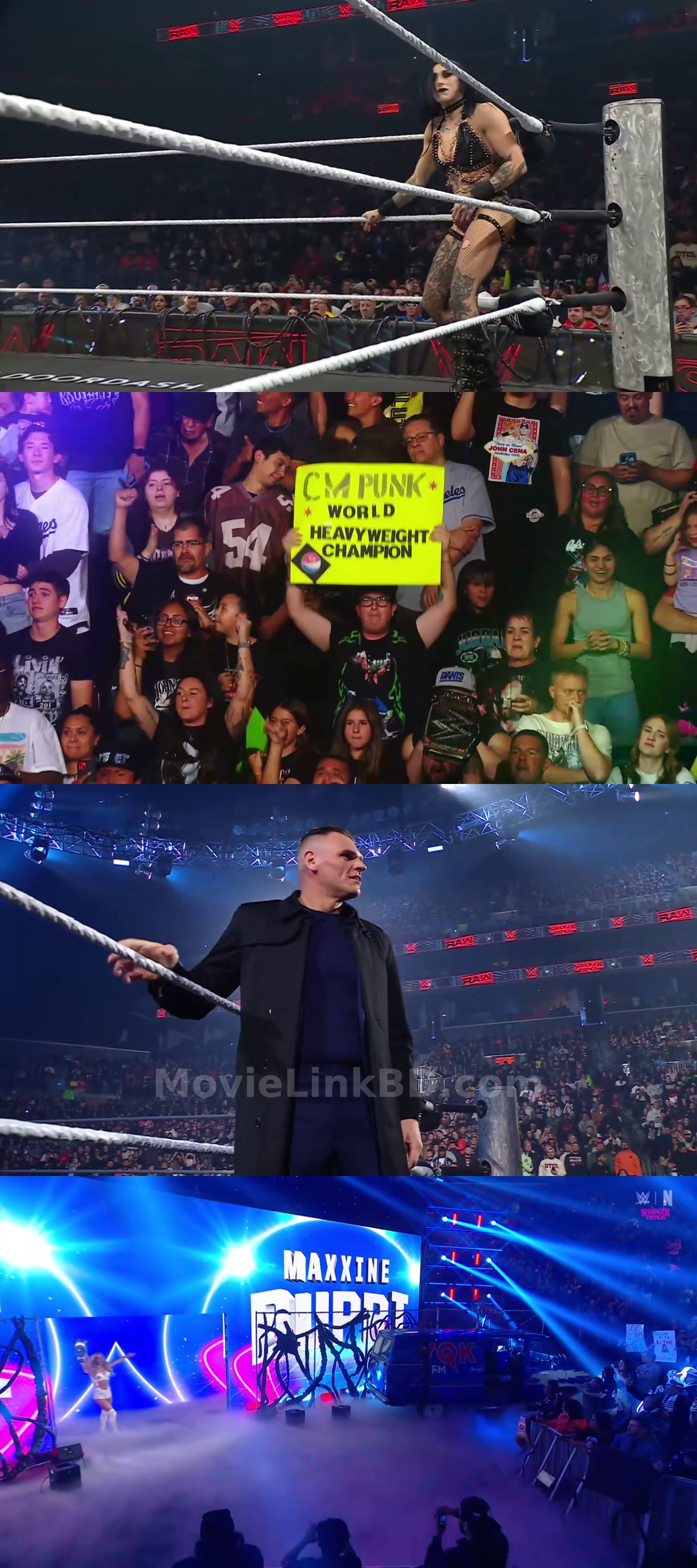 Screenshot of WWE Monday Night Raw (5th-January 2026) &bull; English on MovieLinkBD