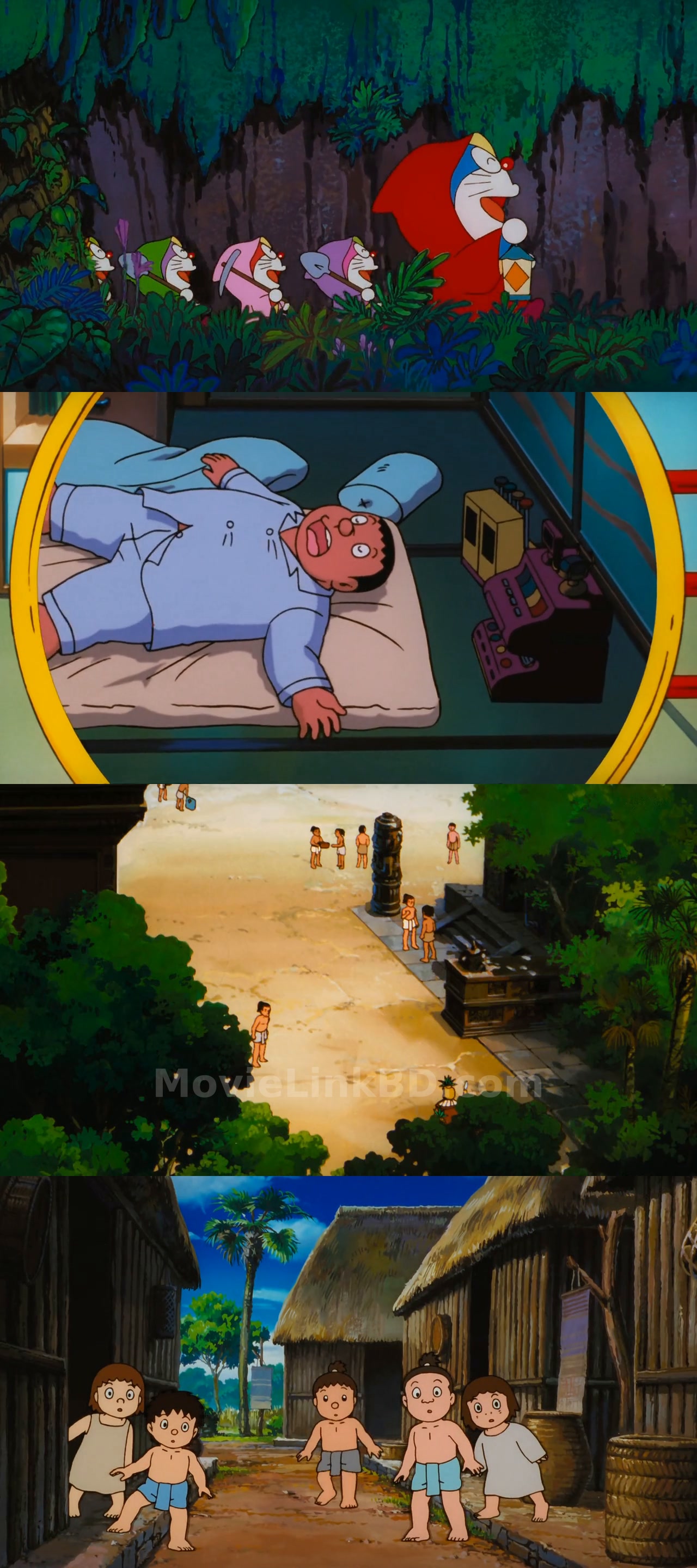 Screenshot of Doraemon: Nobita and the Legend of the Sun King (2000) &bull; Japanese + Dual Audio + Hindi on MovieLinkBD