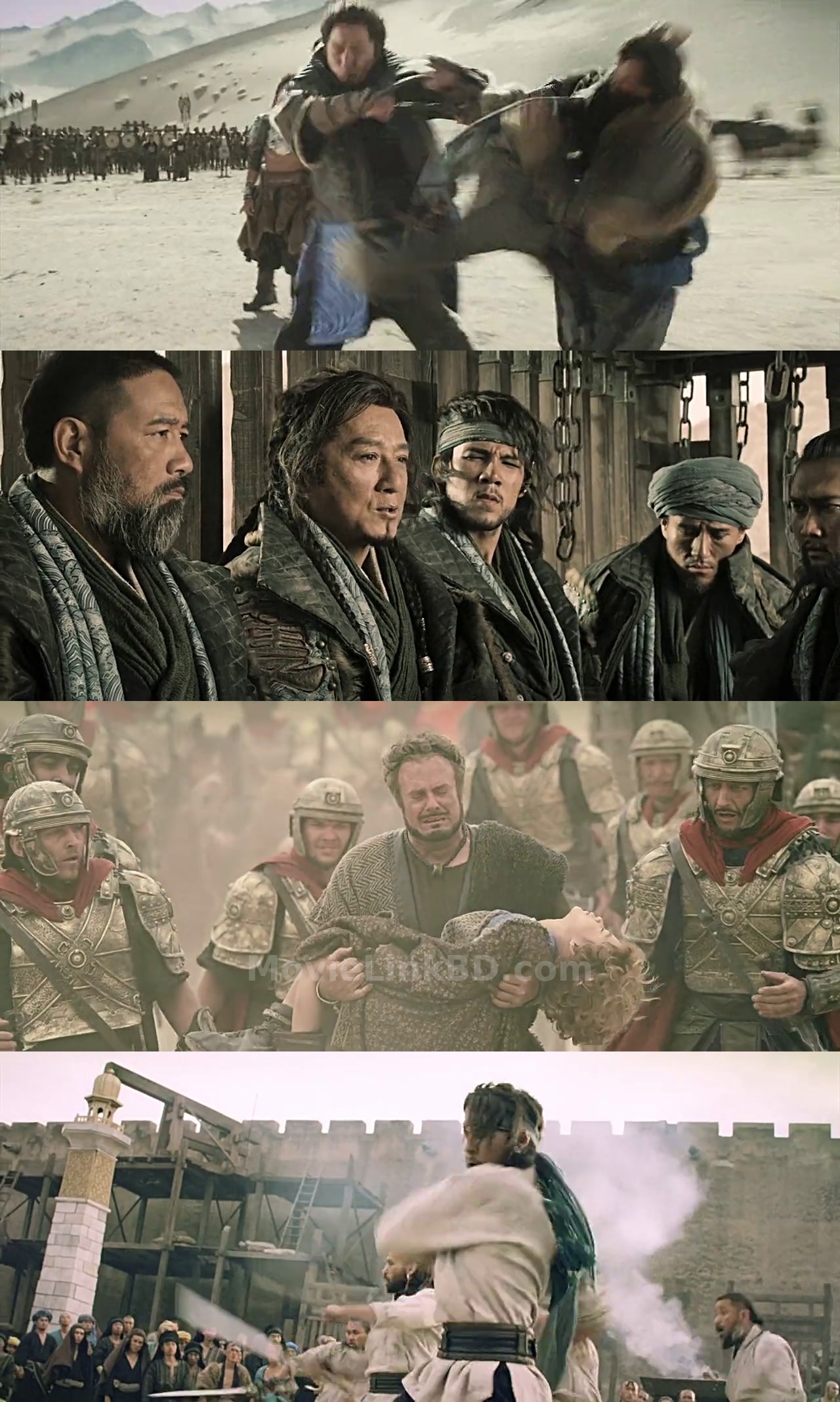 Screenshot of Dragon Blade (2015) &bull; English + Hindi on MovieLinkBD