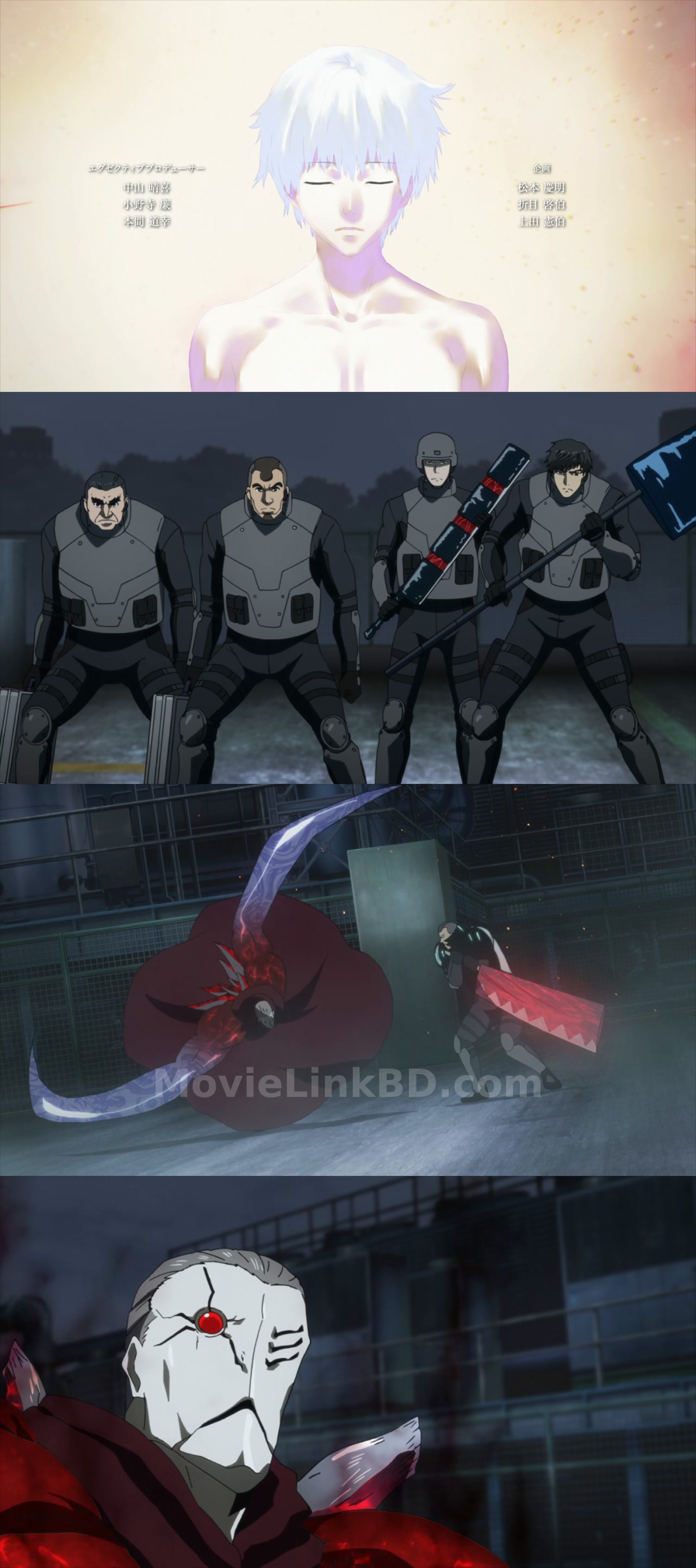 Screenshot of Tokyo Ghoul  S02 Epi 1-12 Added [ Hindi ORG ] (2026) &mdash; S02 &bull; Hindi + Japanese + Dual Audio on MovieLinkBD